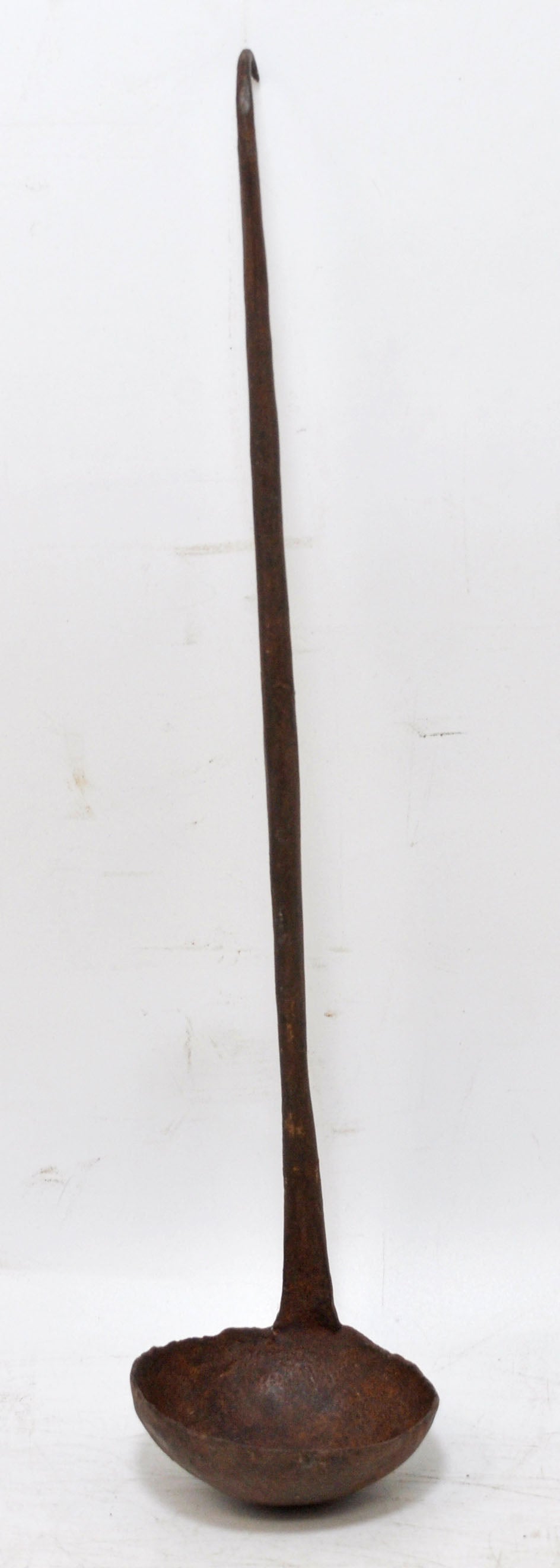 Antique Iron Tipri Oil Long Spoon Original Old Hand Crafted Engraved