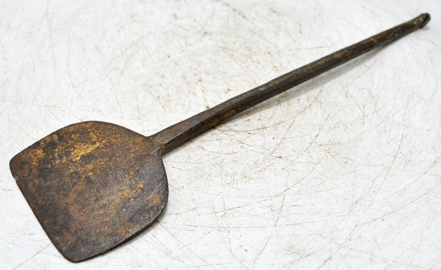 Antique Iron Kitchenware Cooking Mashing Tool Original Old Hand Crafted