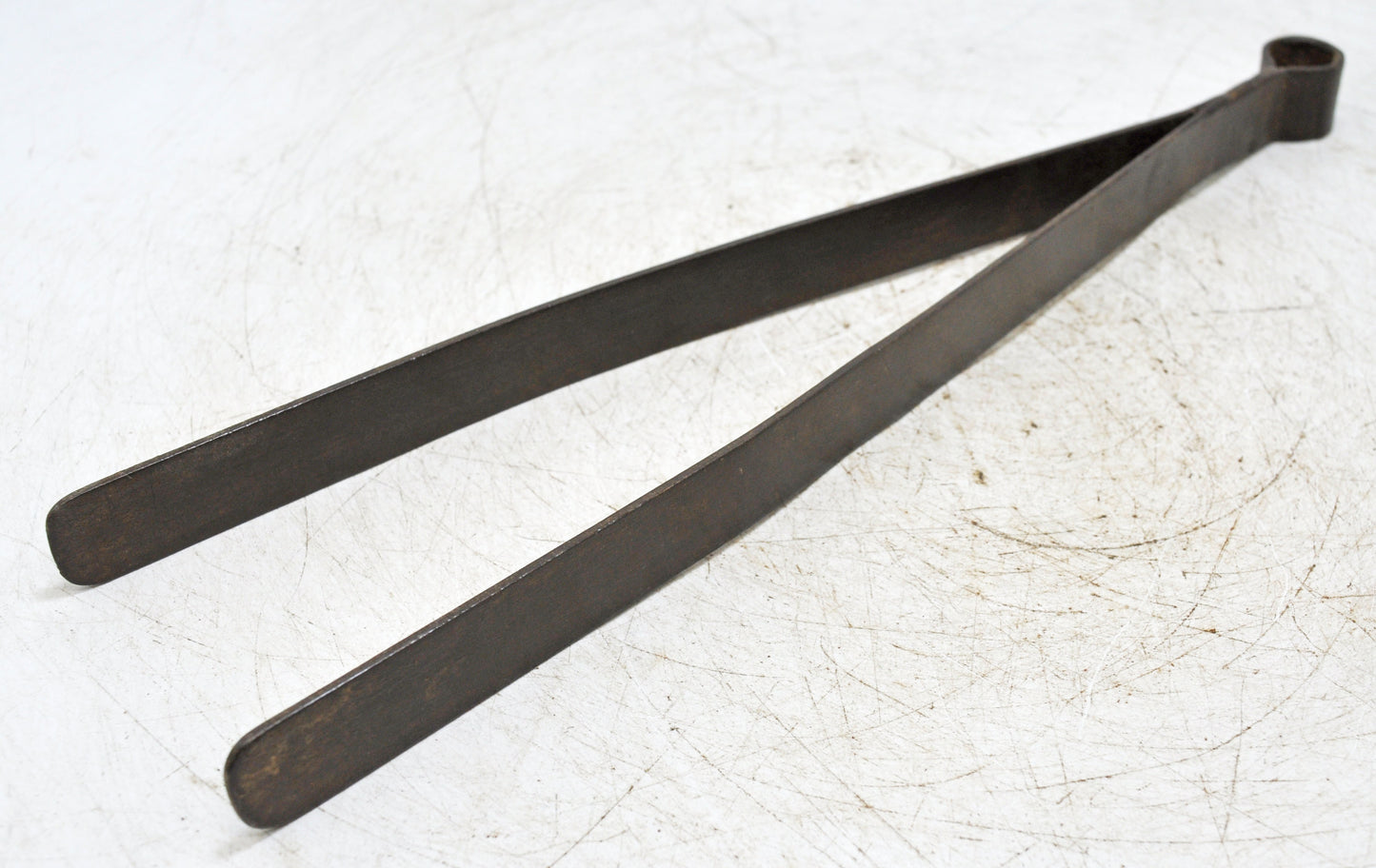 Antique Iron Long Kitchenware Tongs Original Old Hand Crafted
