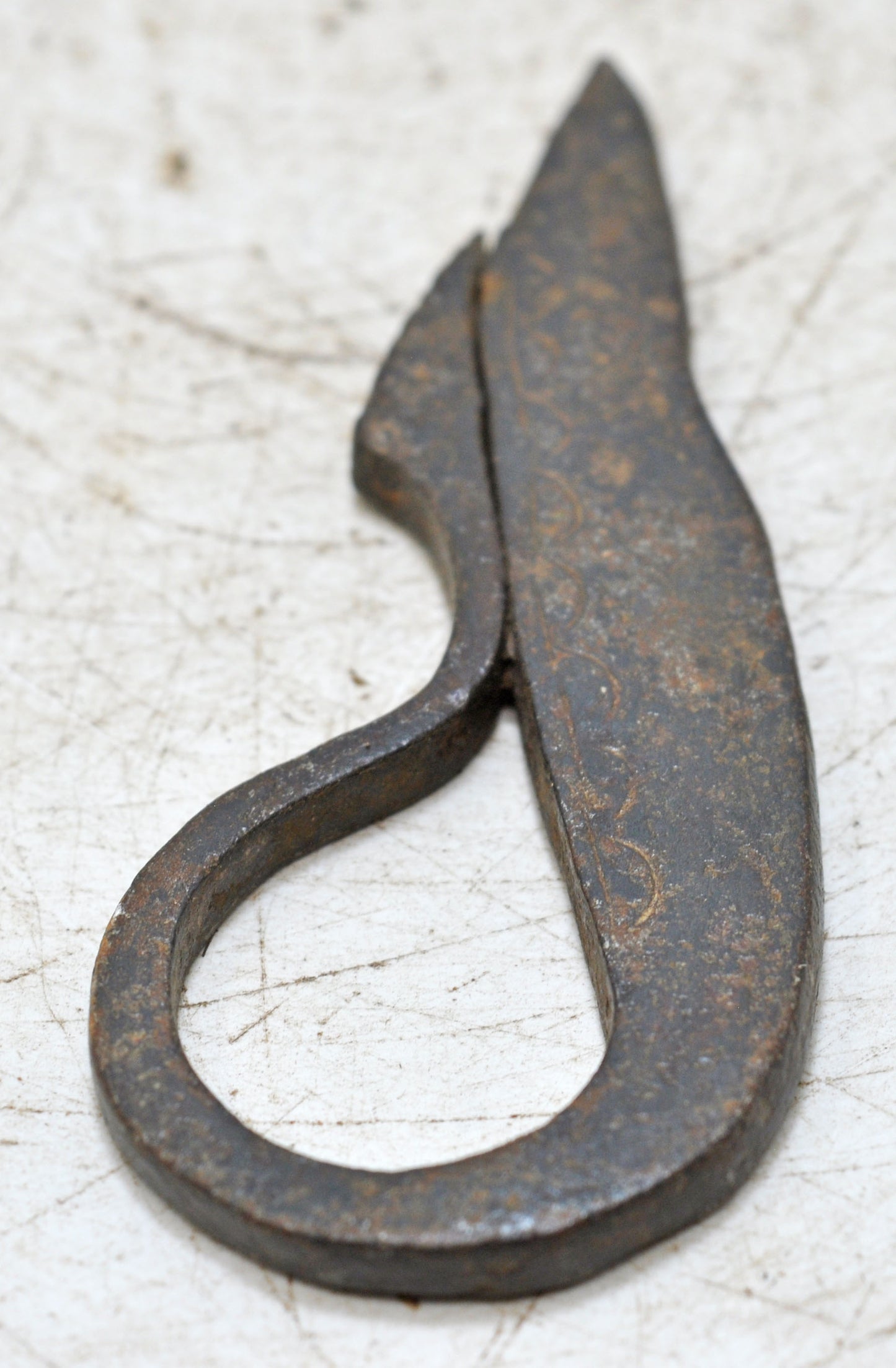 Antique Iron Fire Striker Chakmak Original Old Hand Crafted Engraved