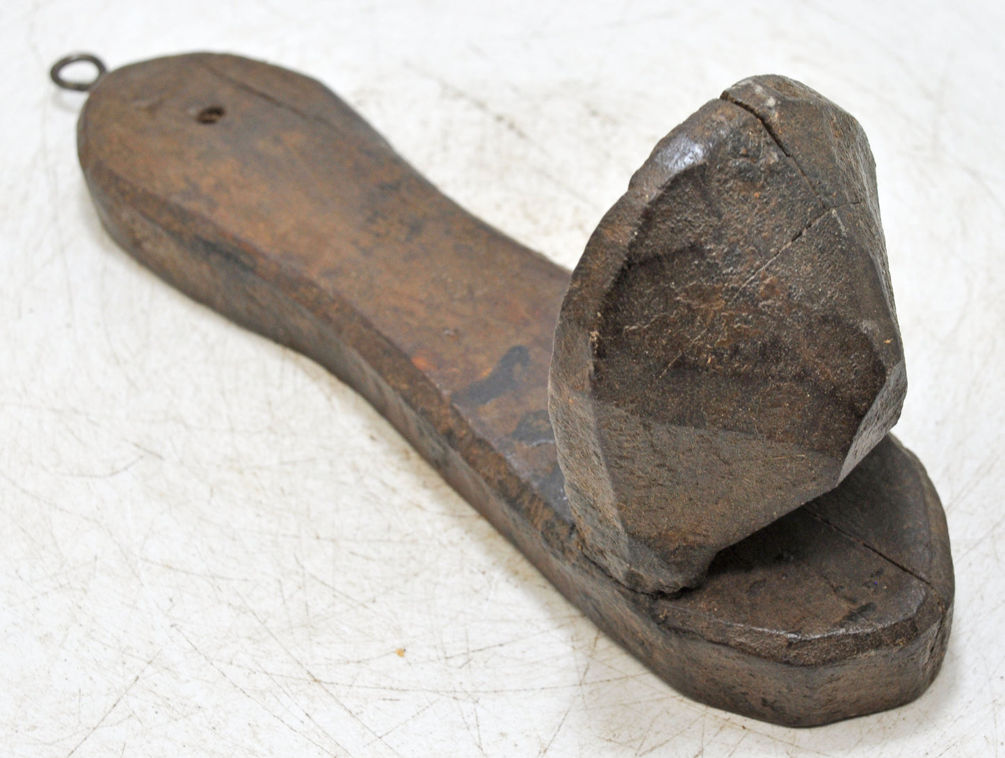 Antique Wooden Wall Hanging Candle Stand Original Old Hand Carved