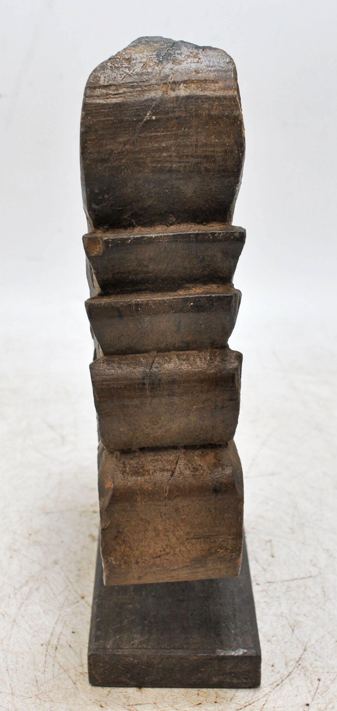 Antique Wooden Lion Figurine Original Old Hand Carved
