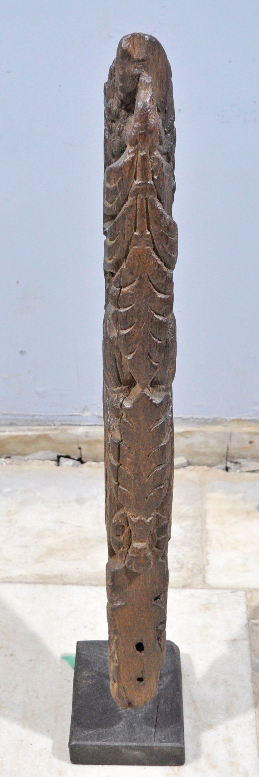 Antique Wooden Architectural Bracket Carving on Stand Original Old Fine Hand Carved