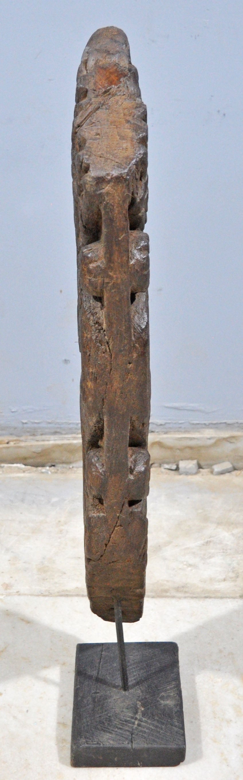 Antique Wooden Architectural Bracket Carving on Stand Original Old Fine Hand Carved