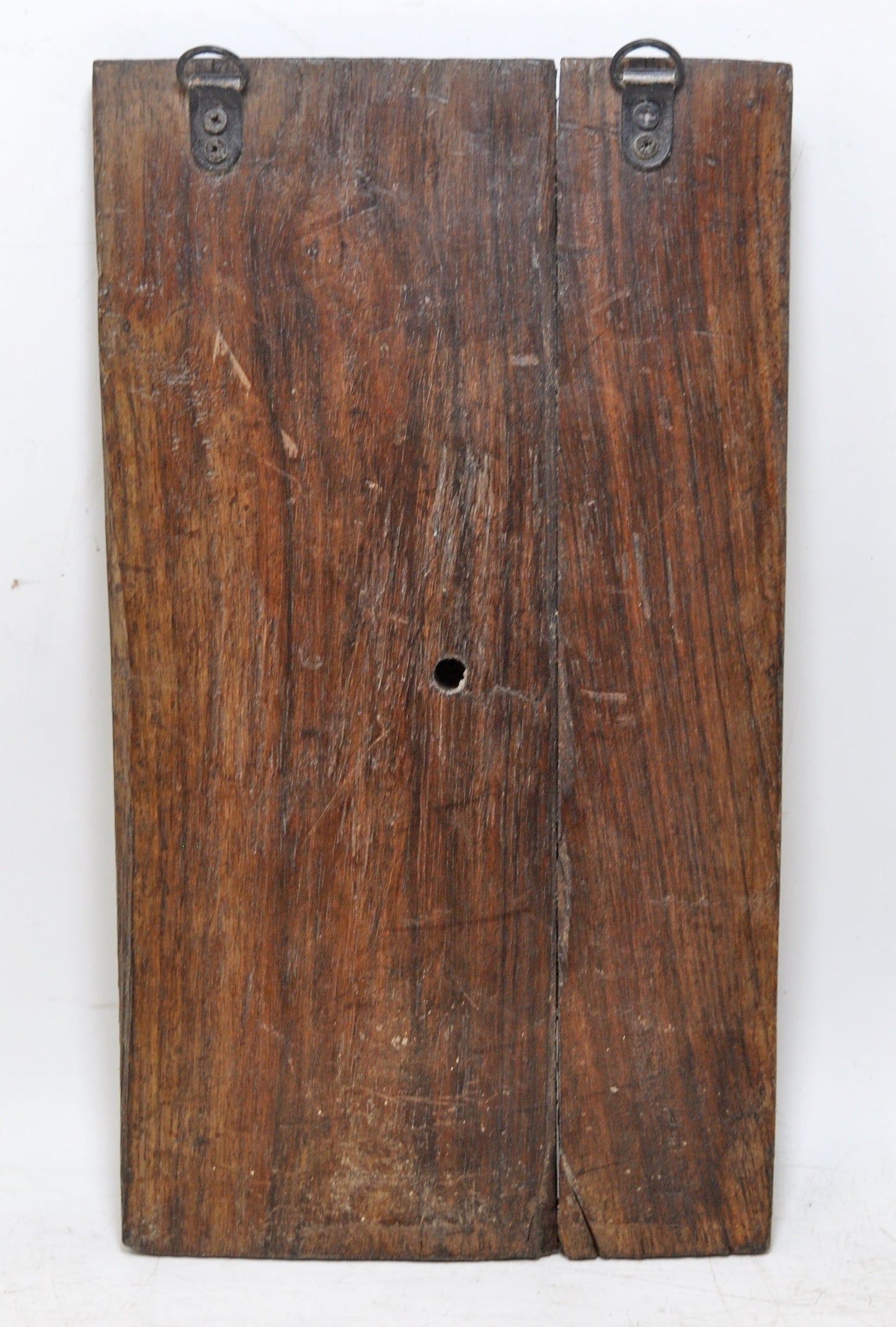 Antique Wooden Wall Décor Carving Panel Hook Hanger Original Old Hand Carved