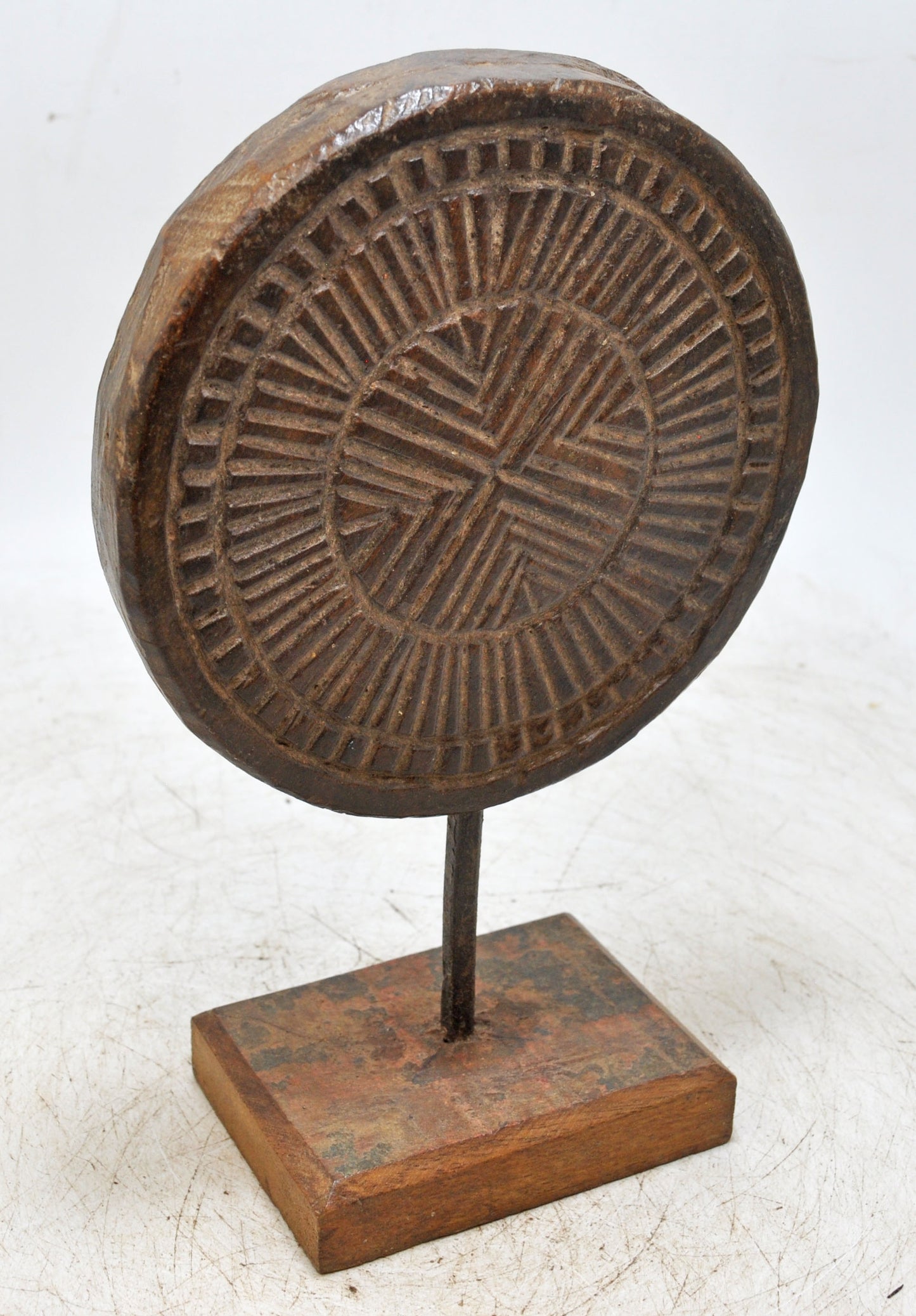 Antique Wooden Floral Carving Panel Plaque Original Old Fine Hand Carved