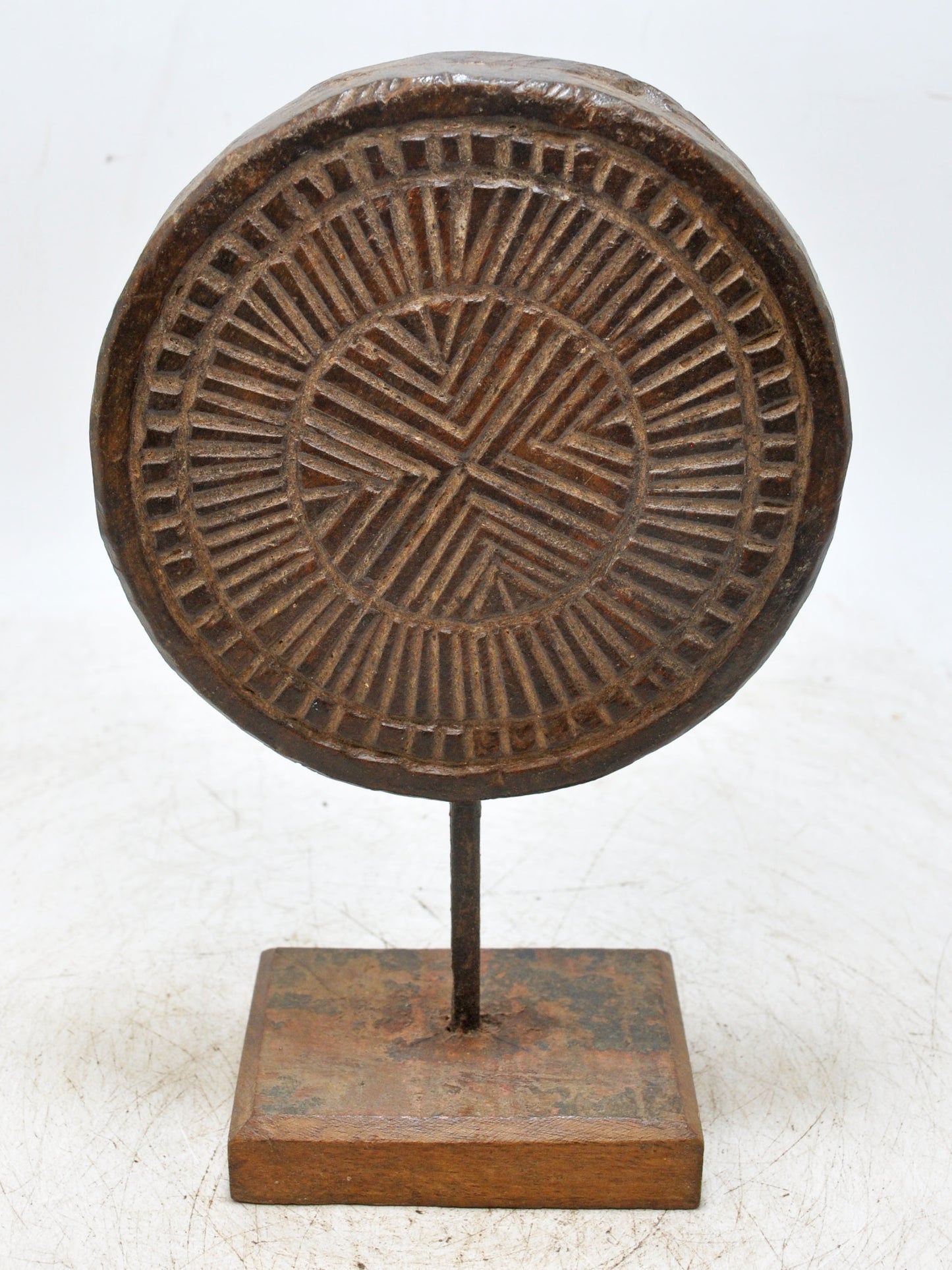 Antique Wooden Floral Carving Panel Plaque Original Old Fine Hand Carved