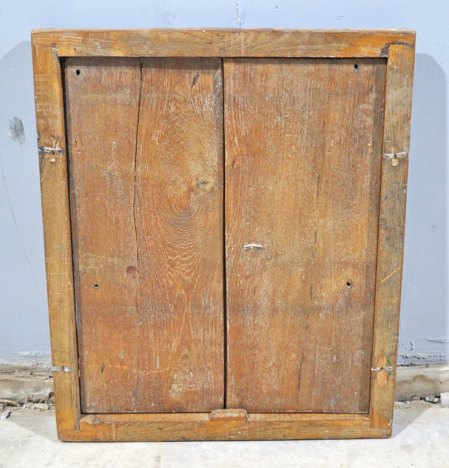 Antique Wooden Wall Décor Window Panel Frame Original Old Hand Crafted