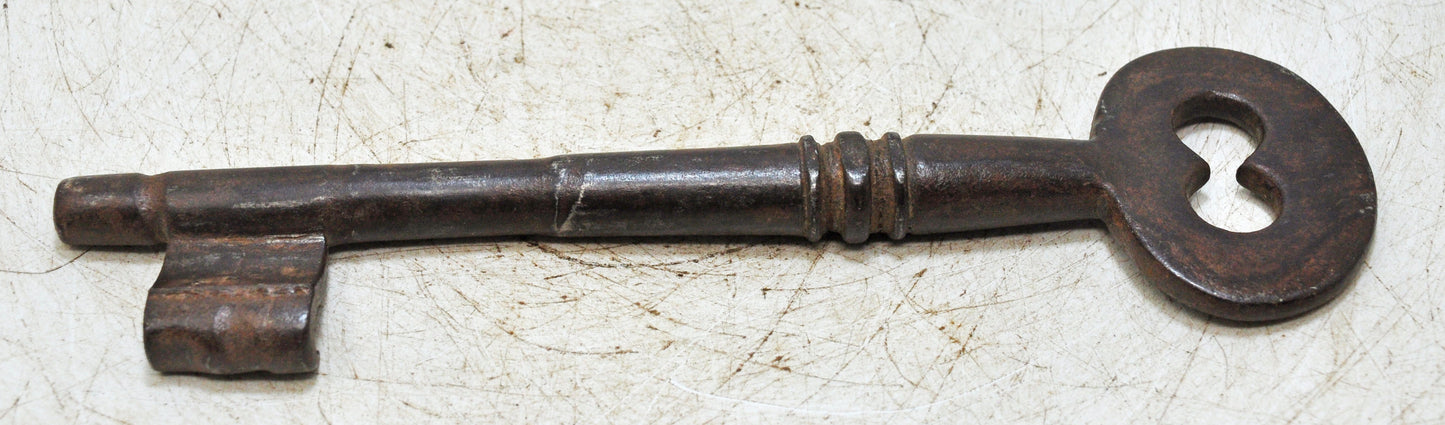 Antique Iron Long Decorative Key Original Old Hand Crafted