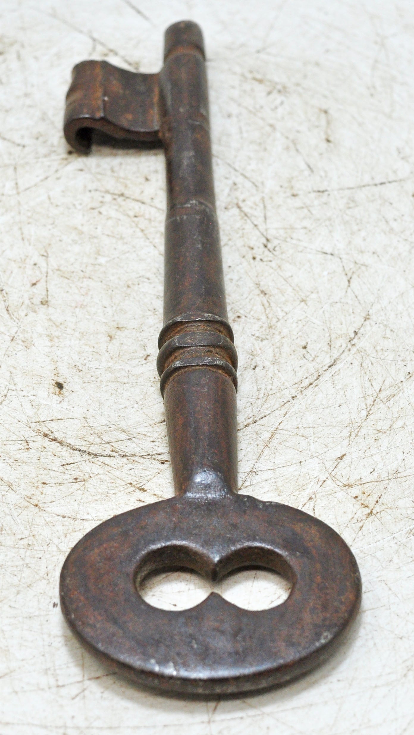 Antique Iron Long Decorative Key Original Old Hand Crafted