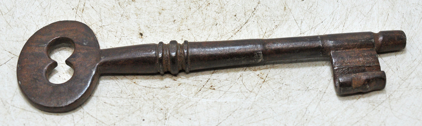 Antique Iron Long Decorative Key Original Old Hand Crafted