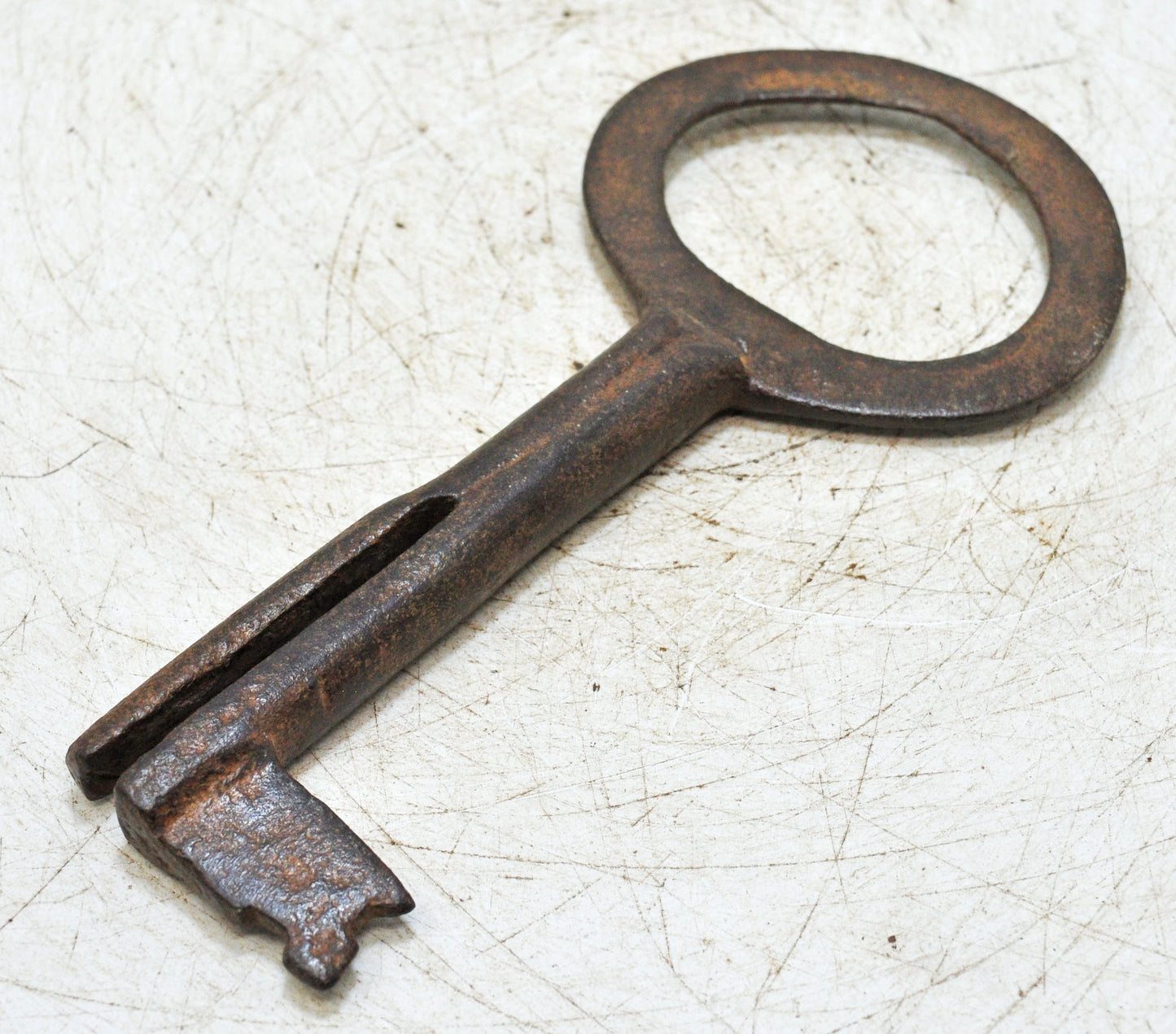 Antique Iron Long Decorative Key Original Old Hand Crafted
