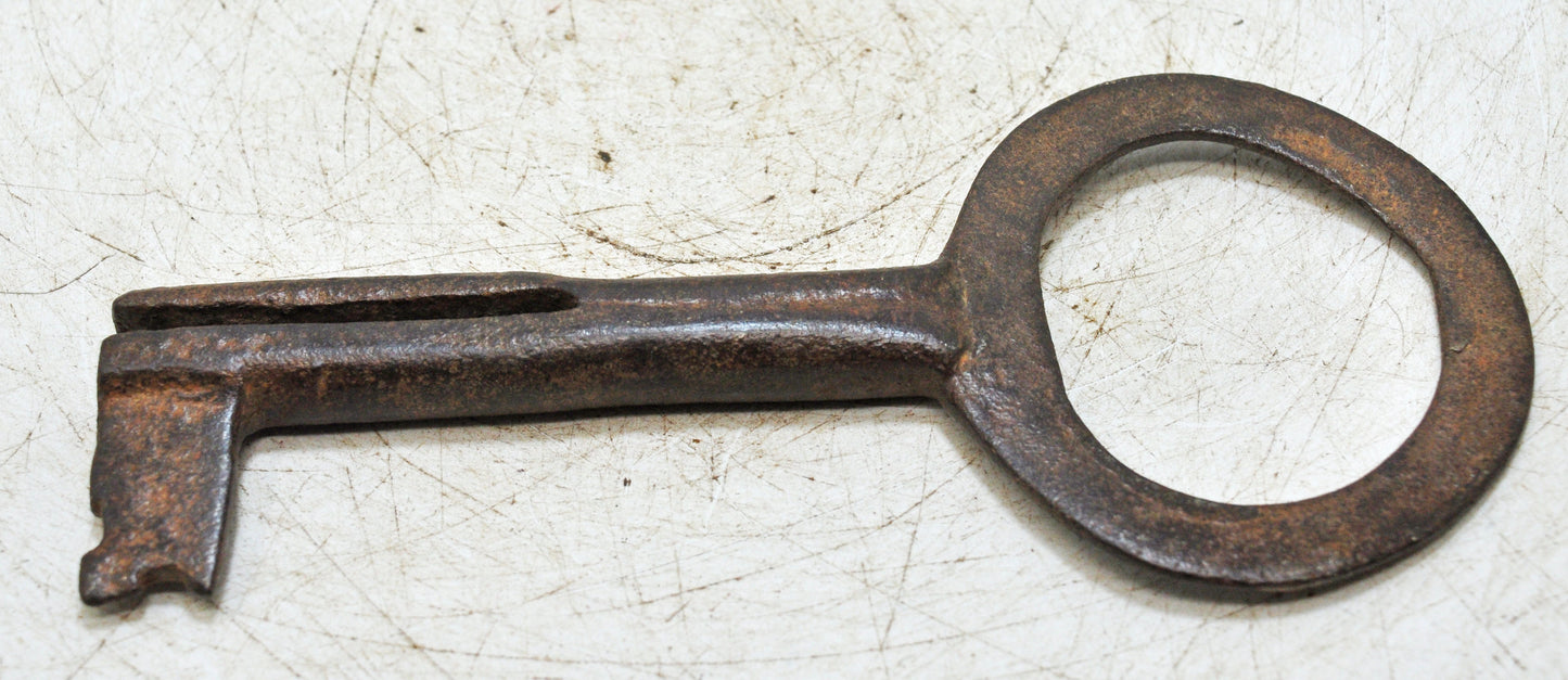 Antique Iron Long Decorative Key Original Old Hand Crafted