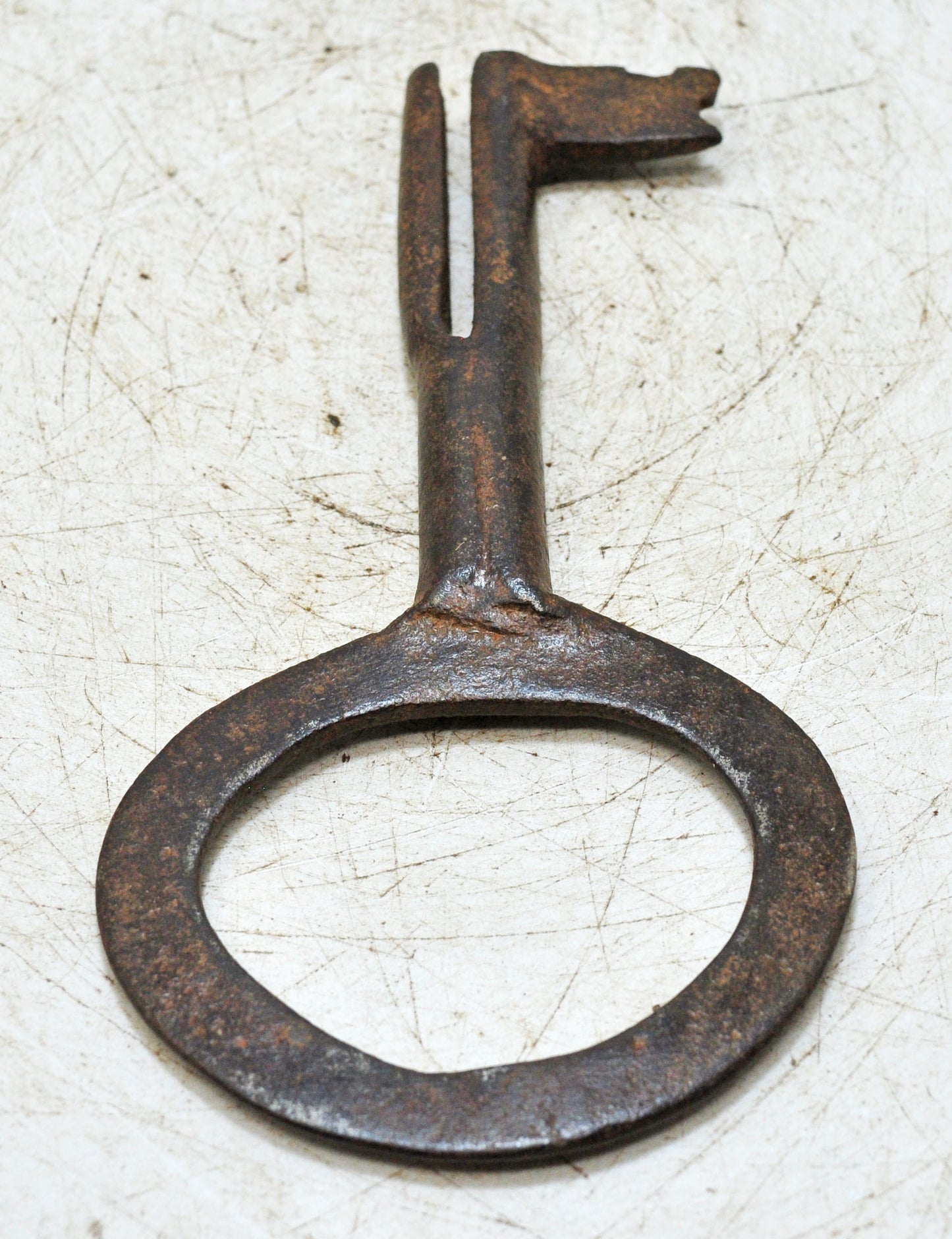 Antique Iron Long Decorative Key Original Old Hand Crafted