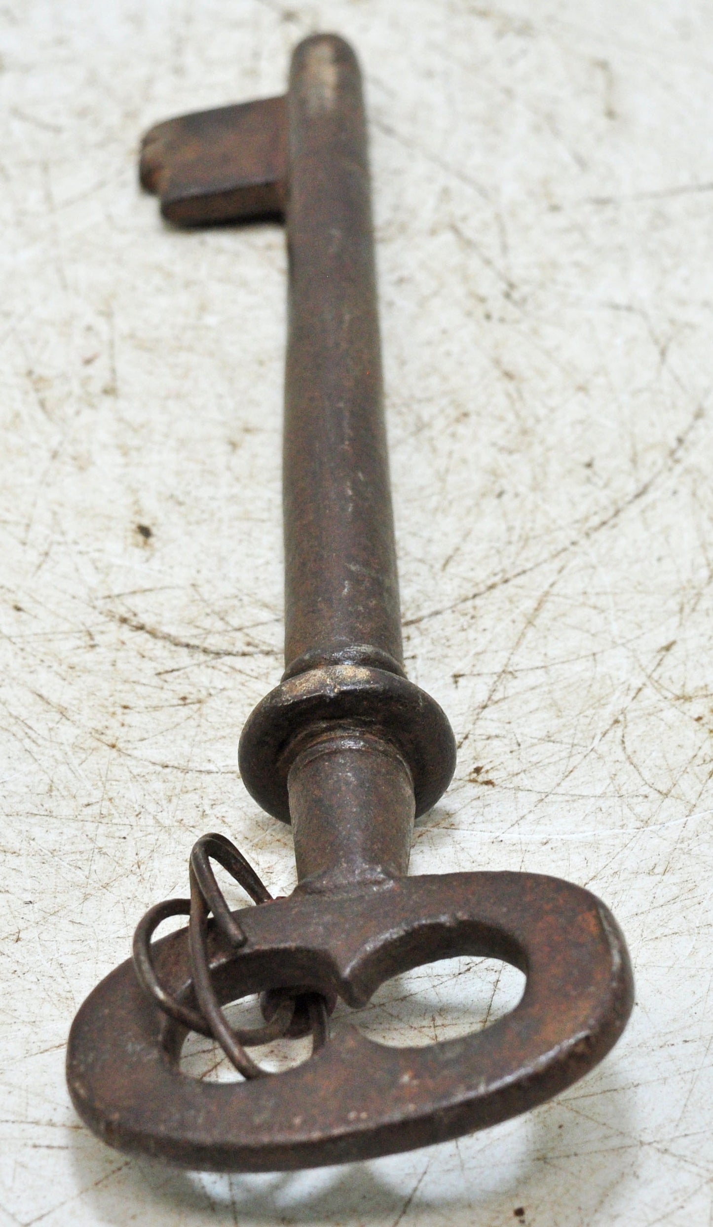 Antique Iron Long Decorative Key Original Old Hand Crafted