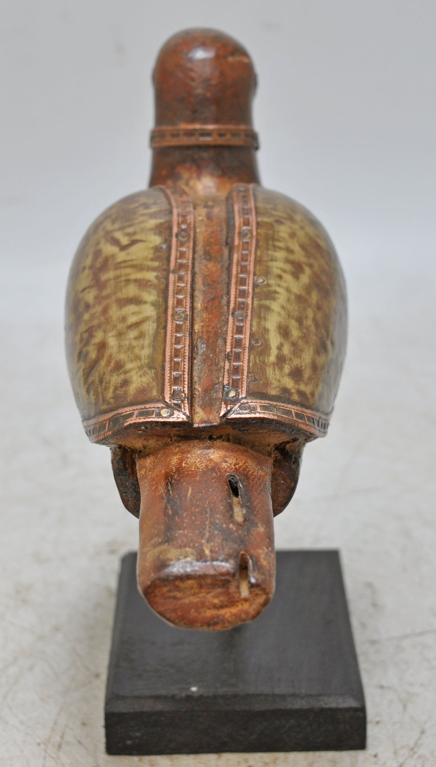 Vintage Wooden Pigeon Bird Figurine Original Old Hand Carved