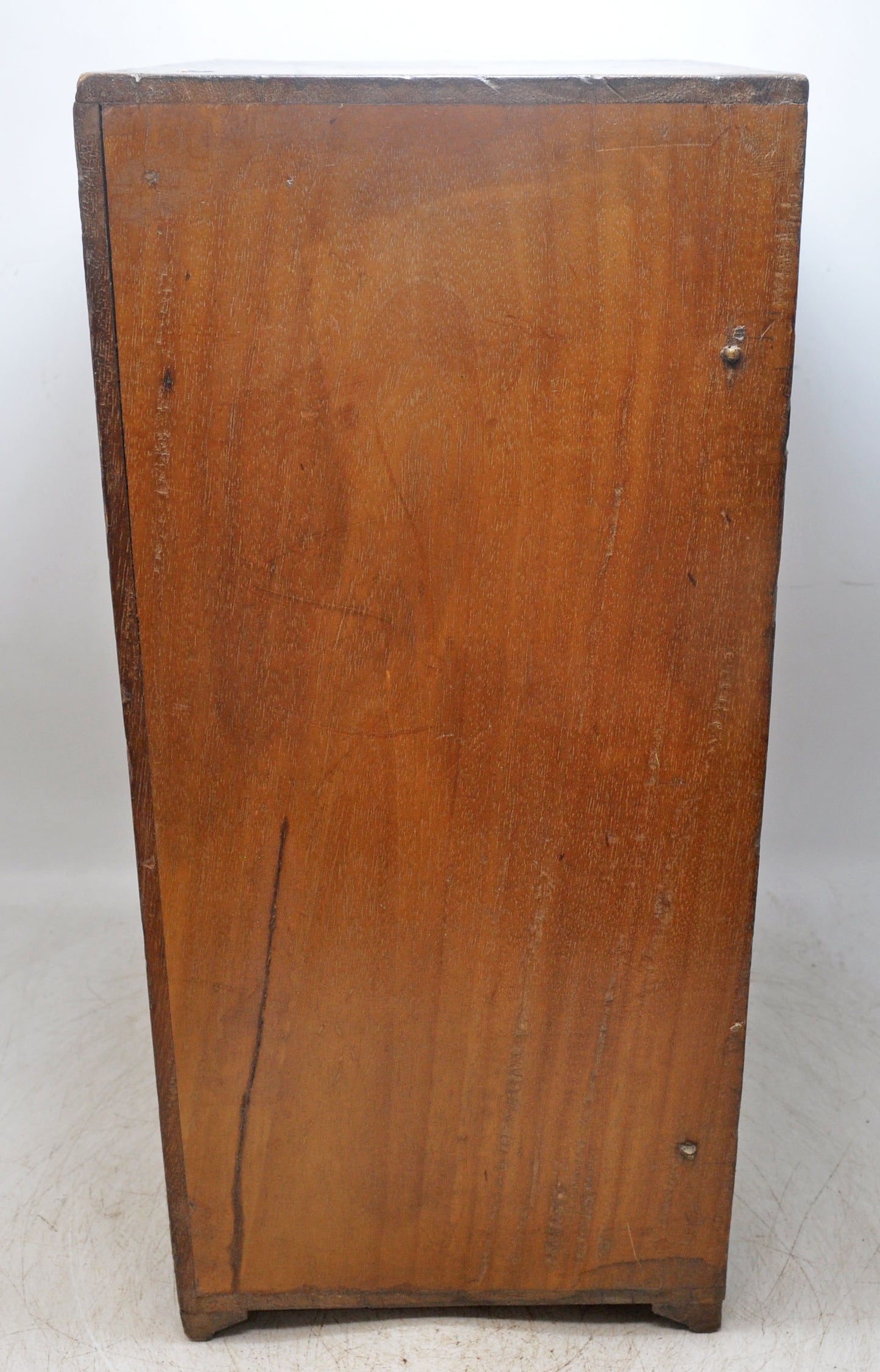 Vintage Wooden 9 Drawers Mini Storage Chest Original Old Hand Crafted Brass Fitted