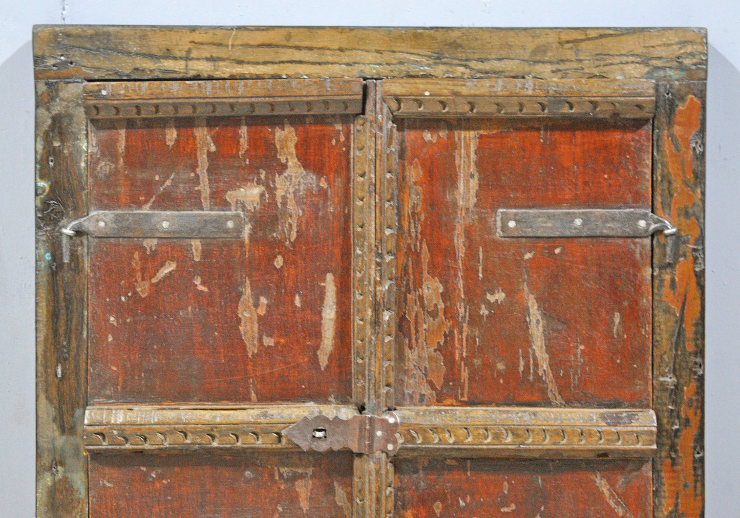 Antique Wooden Wall Decor Window Panel Frame Original Old Hand Crafted