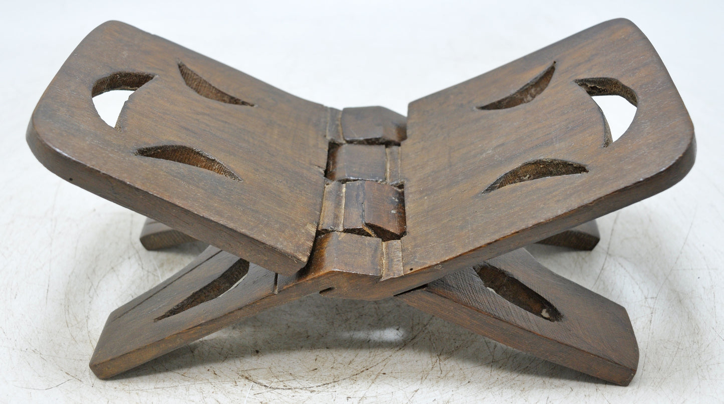 Antique Wooden Holy Quran Book Stand Original Old Hand Carved