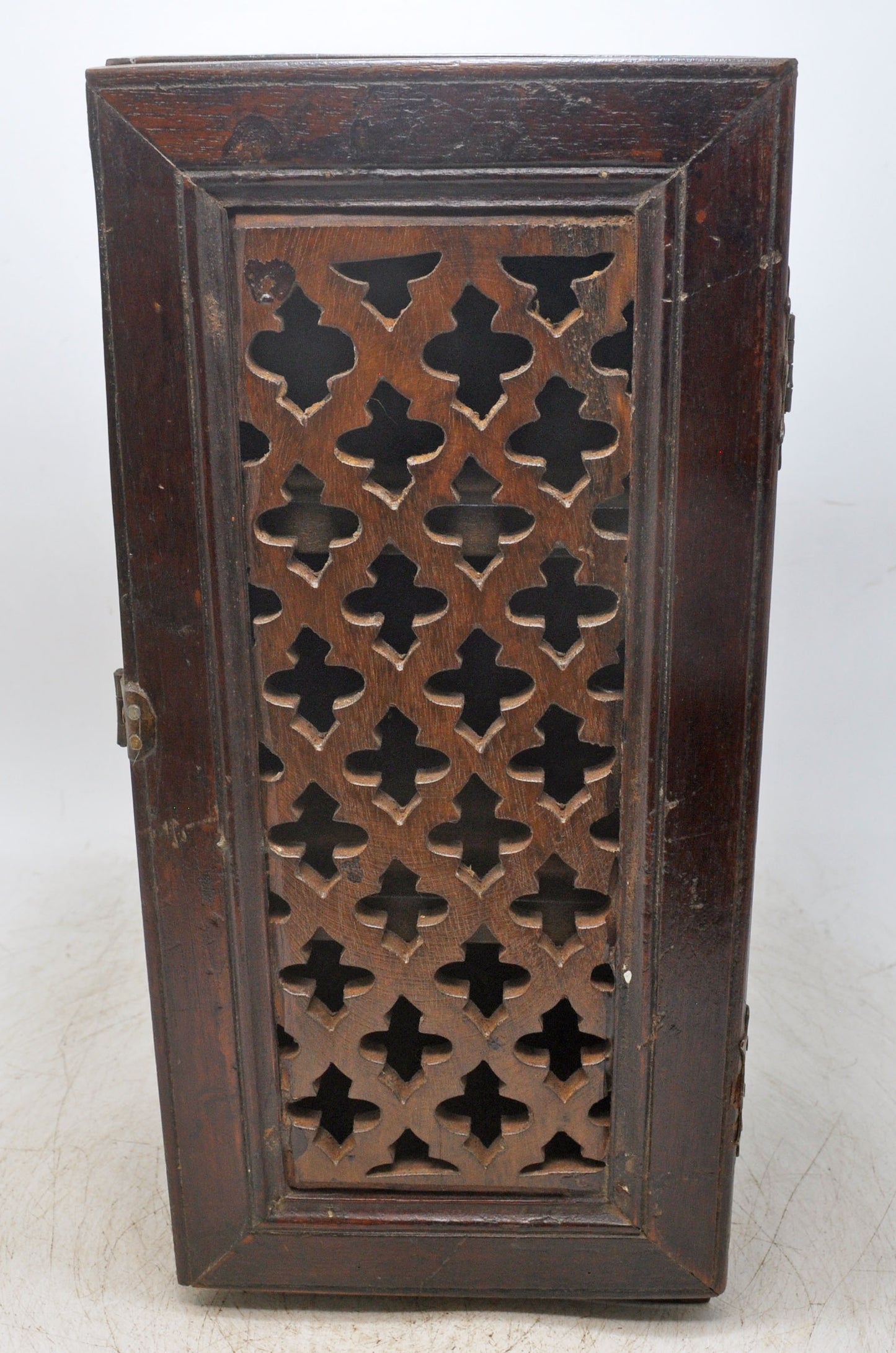 Antique Wooden Wall Décor Small Storage Cabinet Box Original Old Hand Crafted