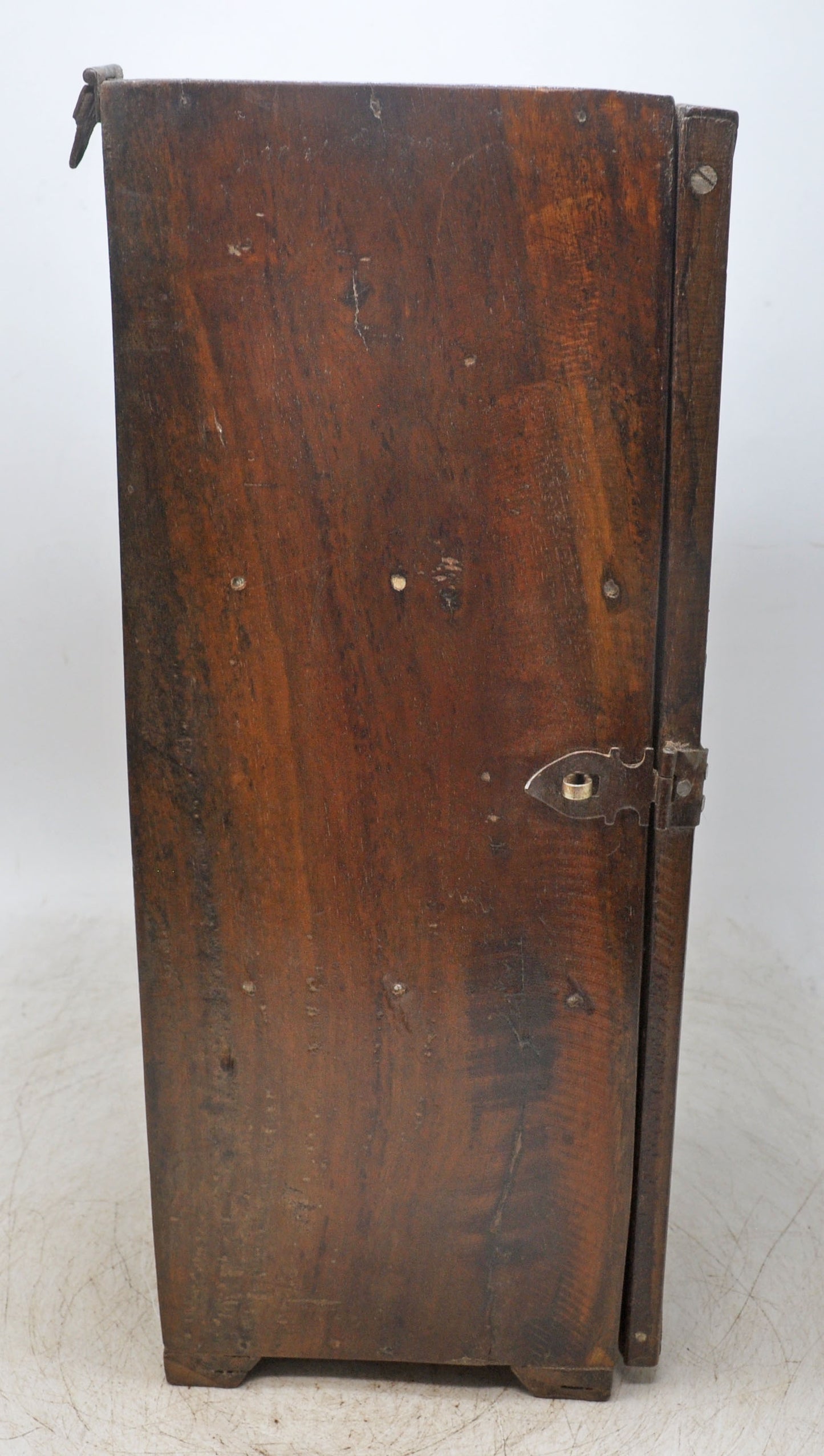 Antique Wooden Wall Décor Small Storage Cabinet Box Original Old Hand Crafted