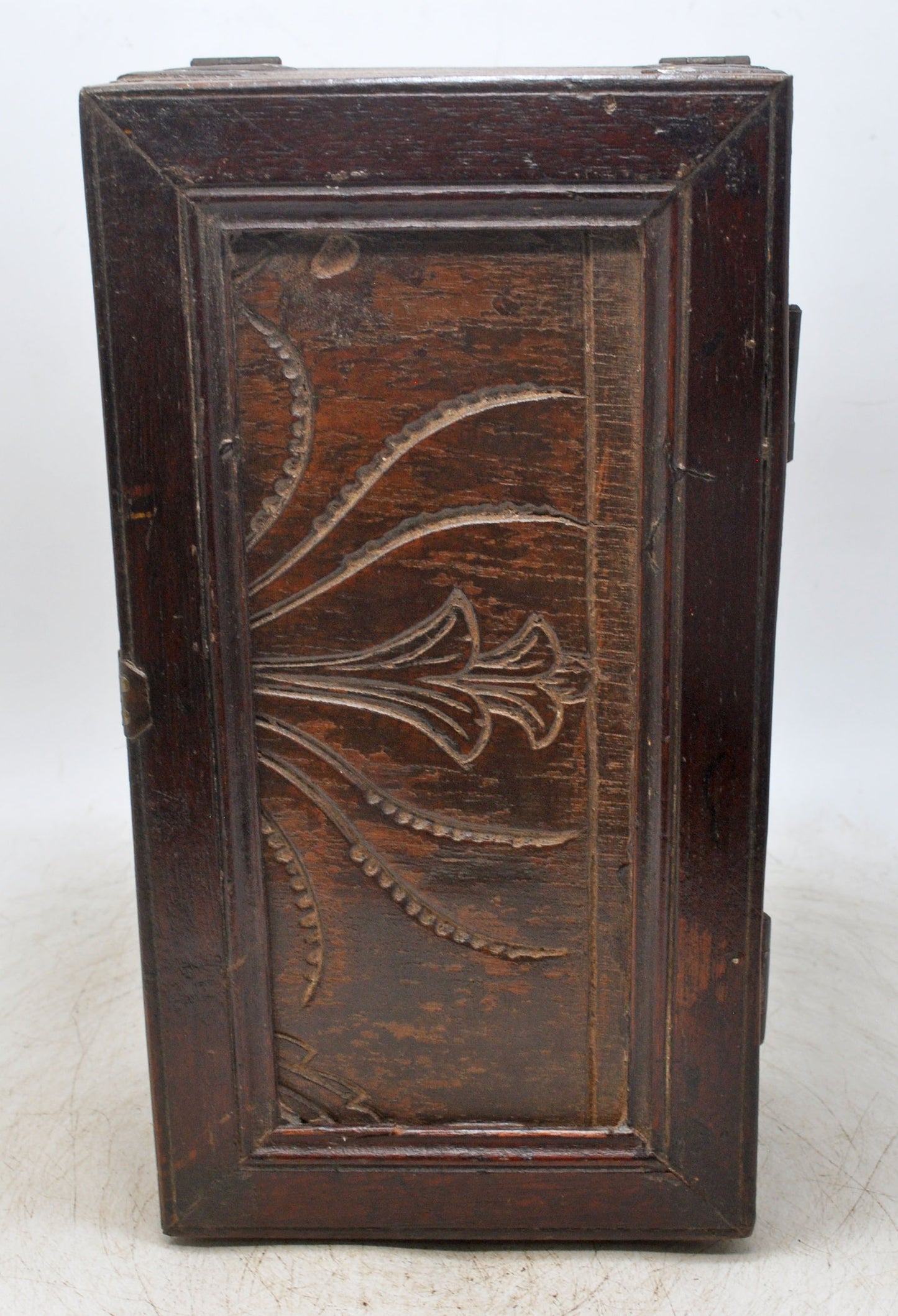 Antique Wooden Wall Décor Small Storage Cabinet Box Original Old Hand Crafted