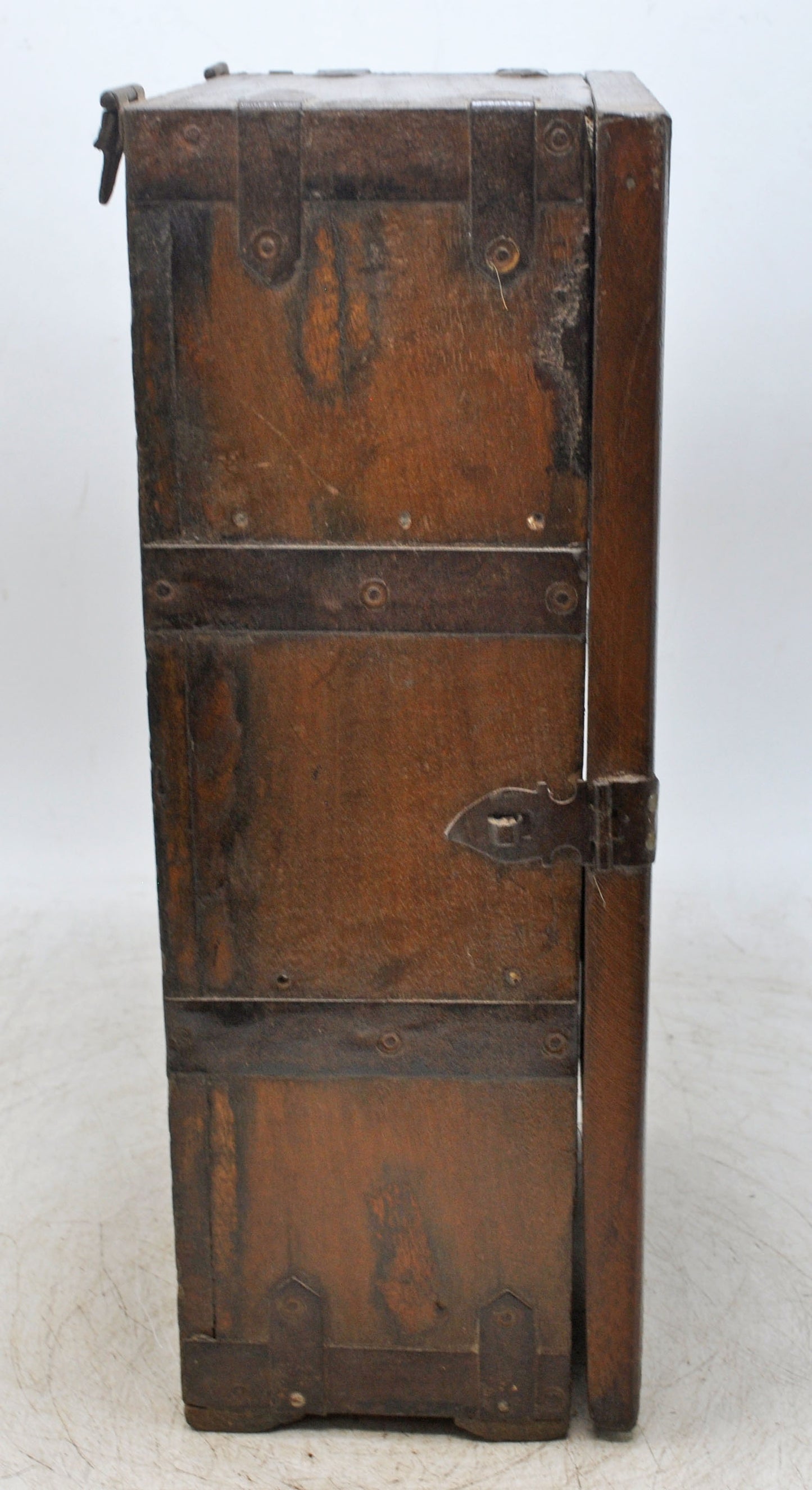 Antique Wooden Wall Décor Small Storage Cabinet Box Original Old Hand Crafted