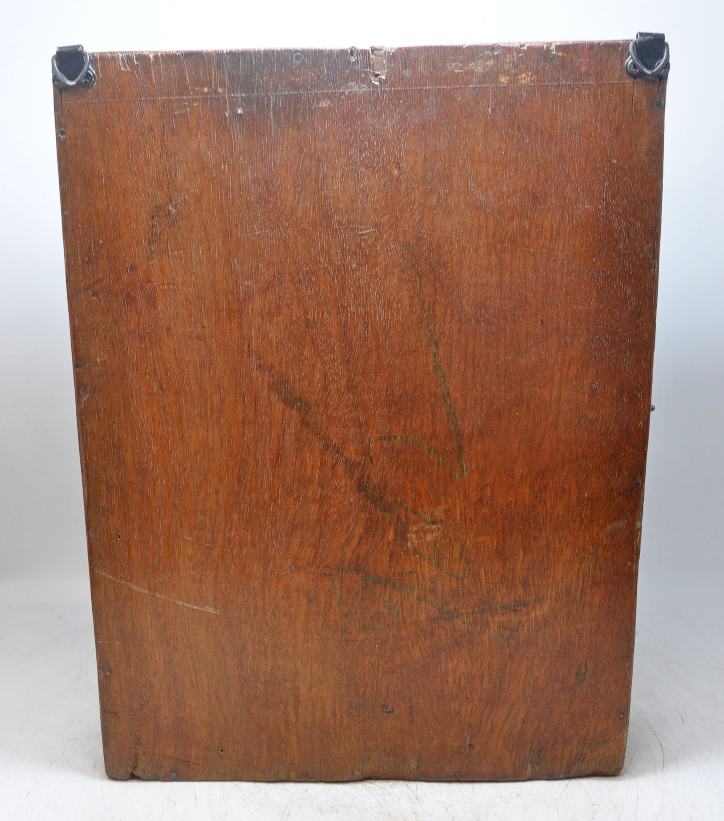 Antique Wooden Wall Hanging Storage Cabinet Original Old Hand Crafted