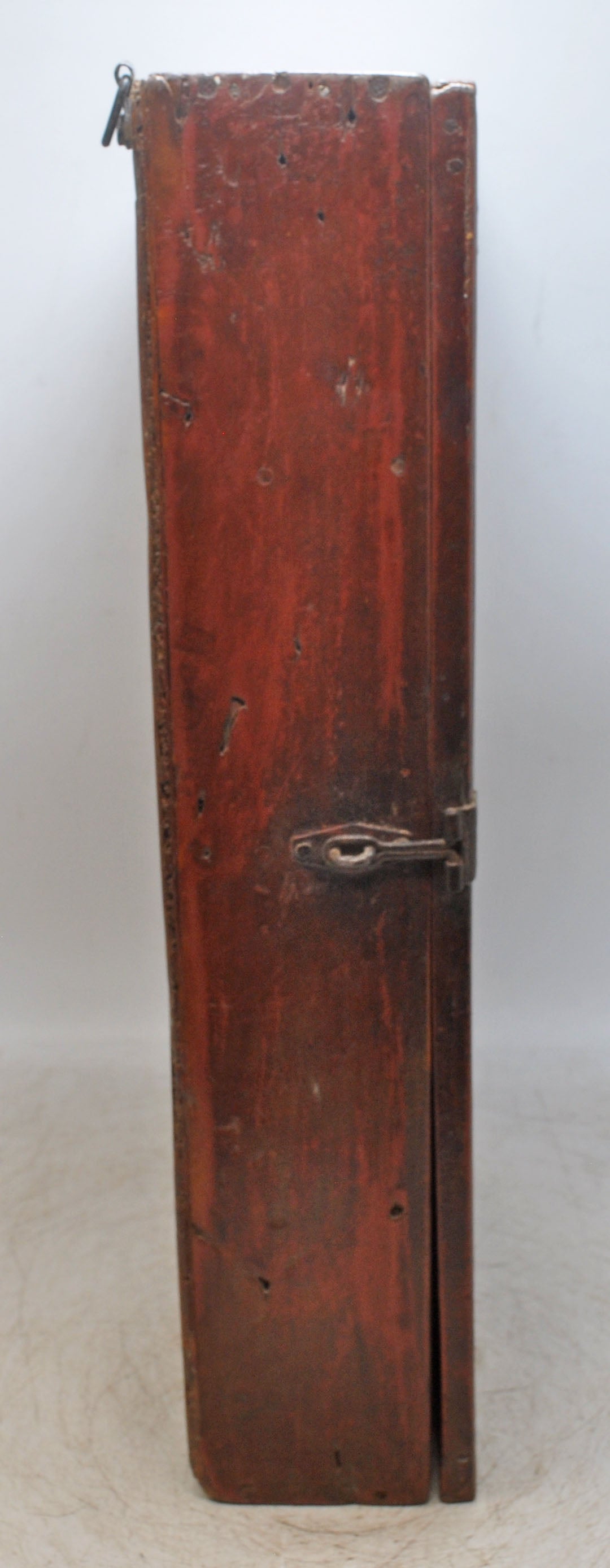 Antique Wooden Wall Hanging Storage Cabinet Original Old Hand Crafted