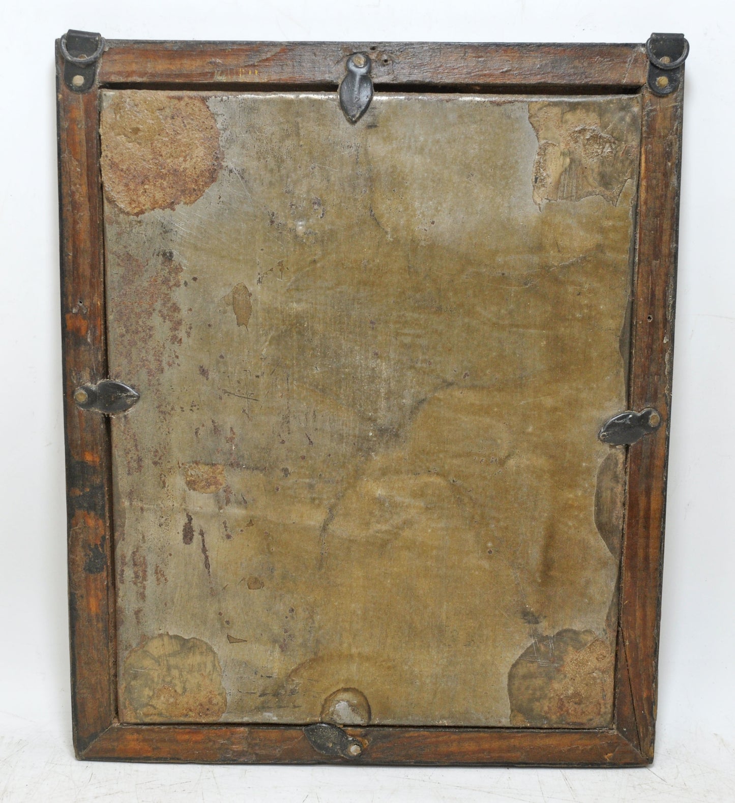 Antique Wooden Wall Décor Mirror Frame Original Old Hand Crafted