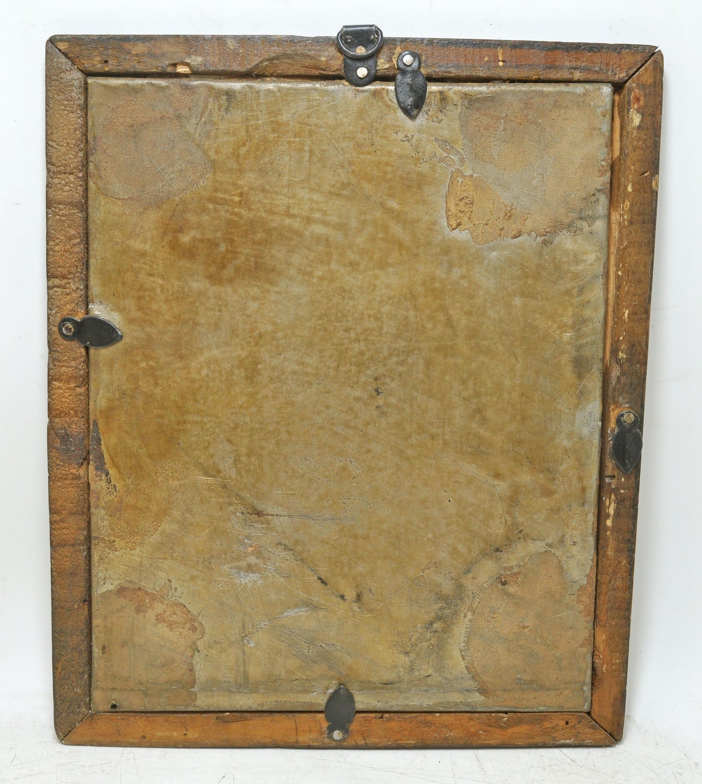 Antique Wooden Wall Décor Mirror Frame Original Old Hand Crafted
