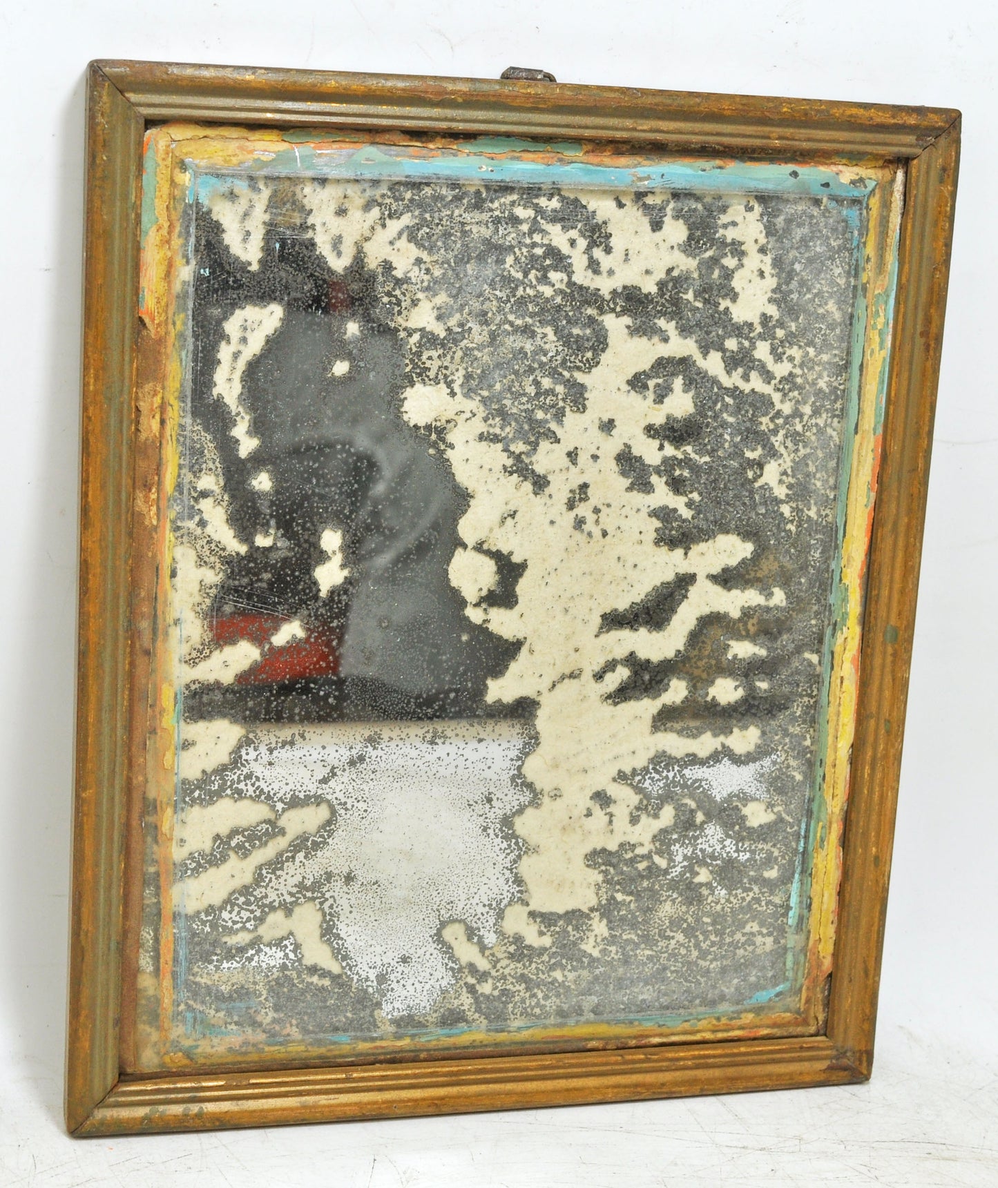 Antique Wooden Wall Décor Mirror Frame Original Old Hand Crafted