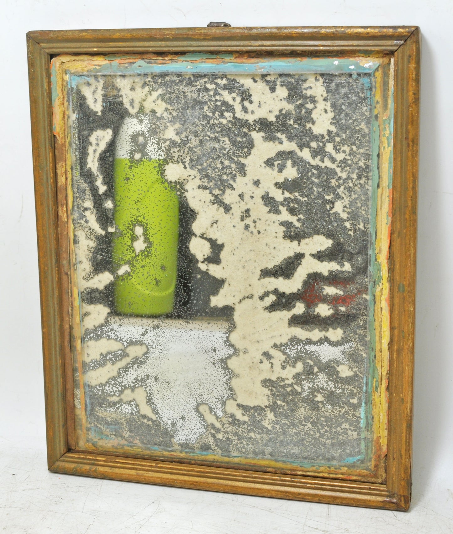 Antique Wooden Wall Décor Mirror Frame Original Old Hand Crafted