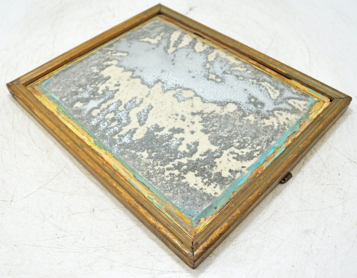 Antique Wooden Wall Décor Mirror Frame Original Old Hand Crafted