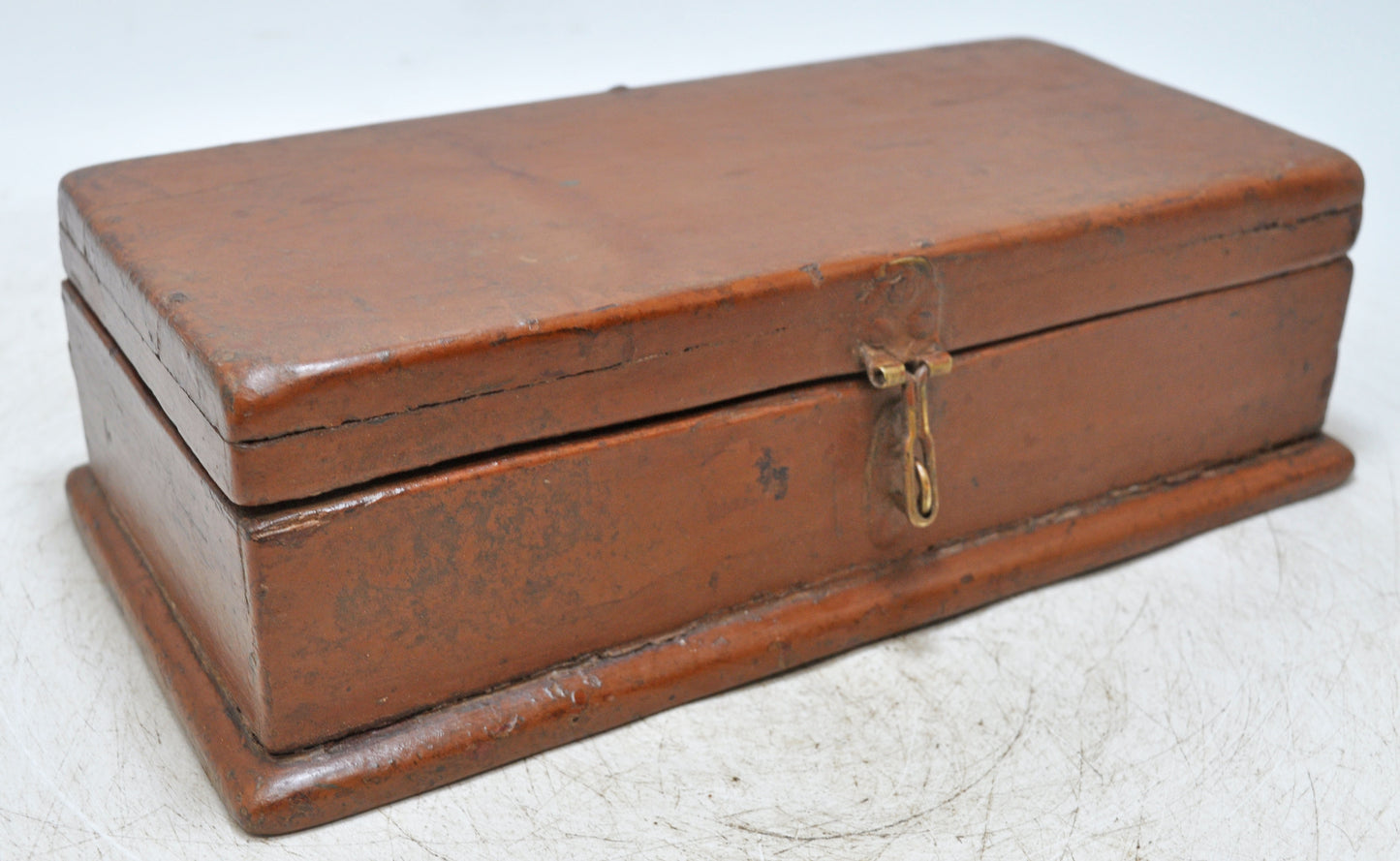 Antique Wooden Storage Box Original Old Hand Crafted