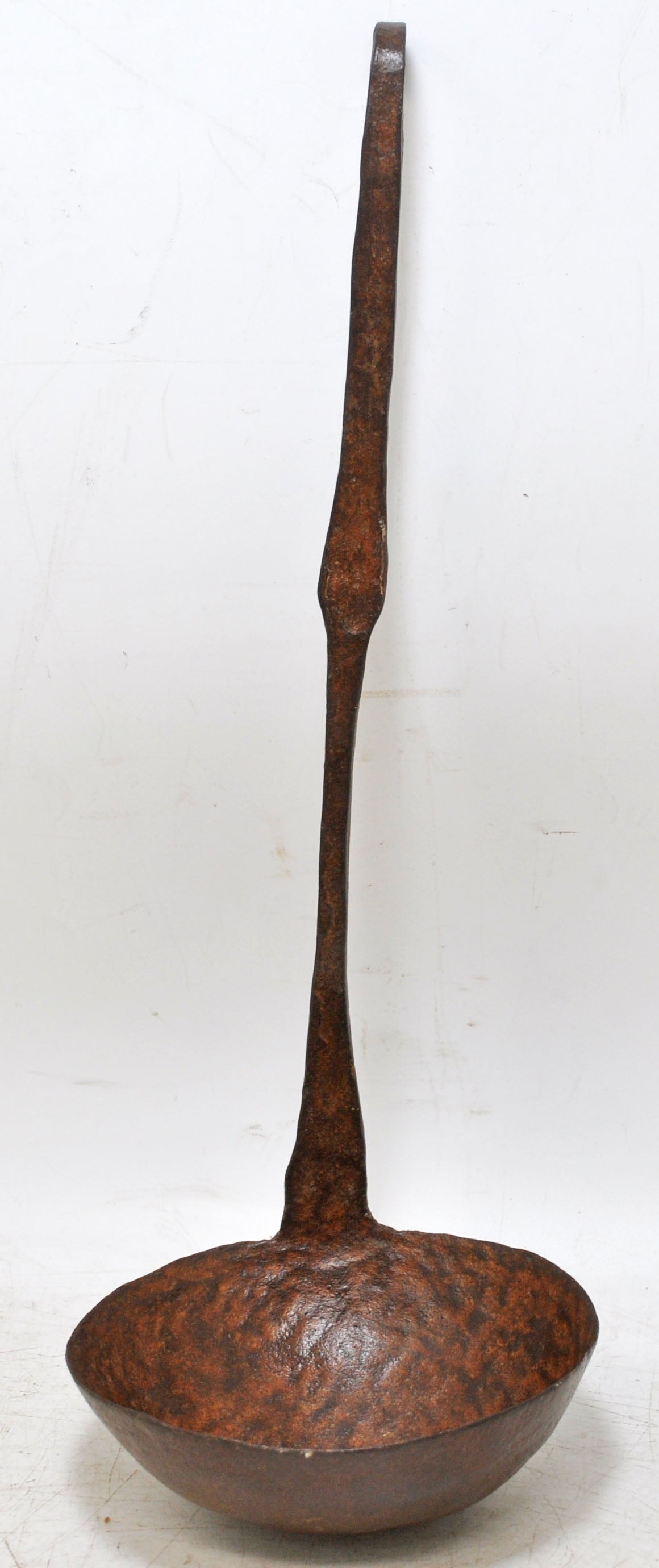Antique Iron Kitchenware Long Oil Spoon Original Old Hand Crafted