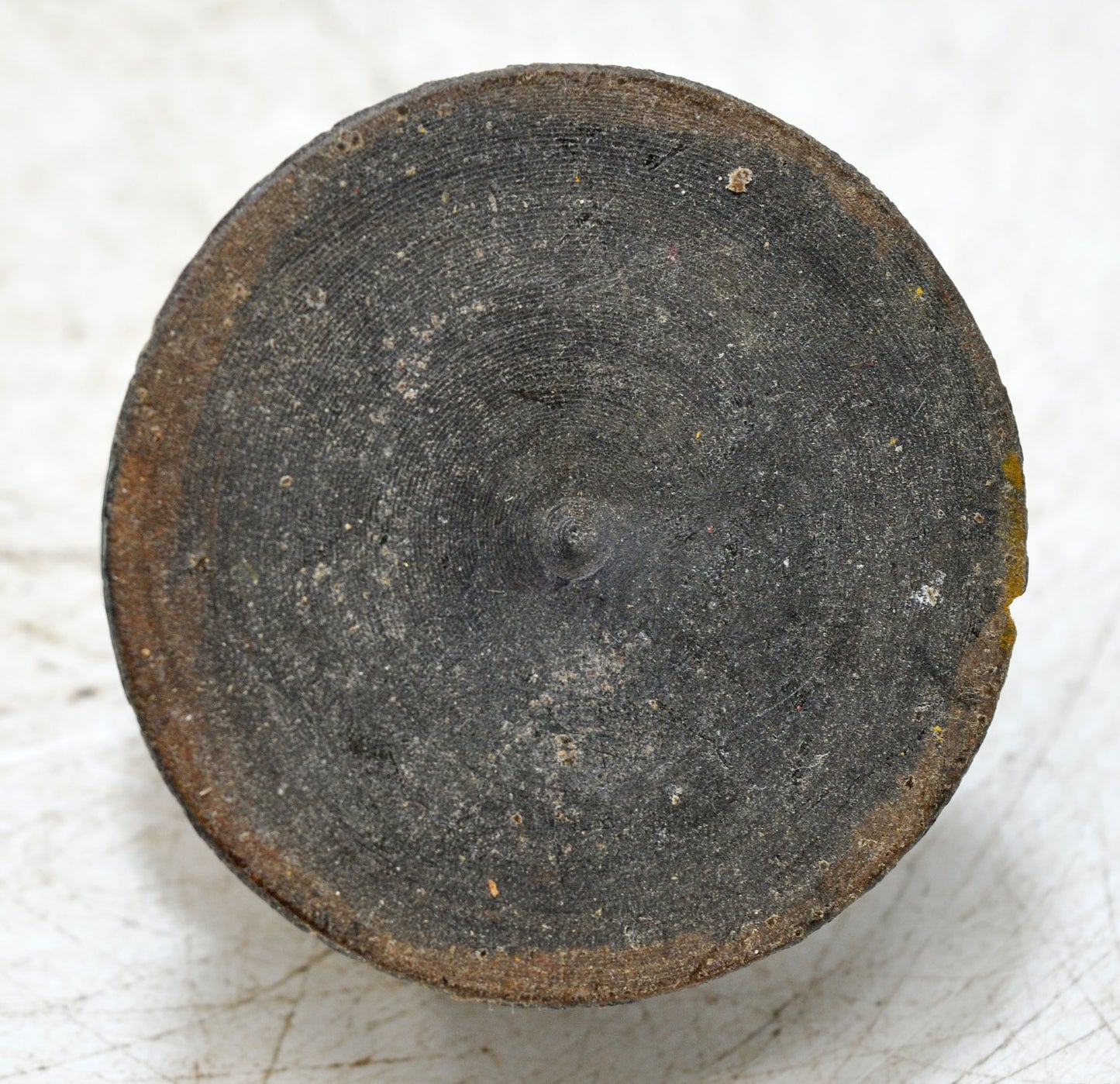 Antique Wooden Lacquer Painted Kum Kum Powder Tika Box Original Old