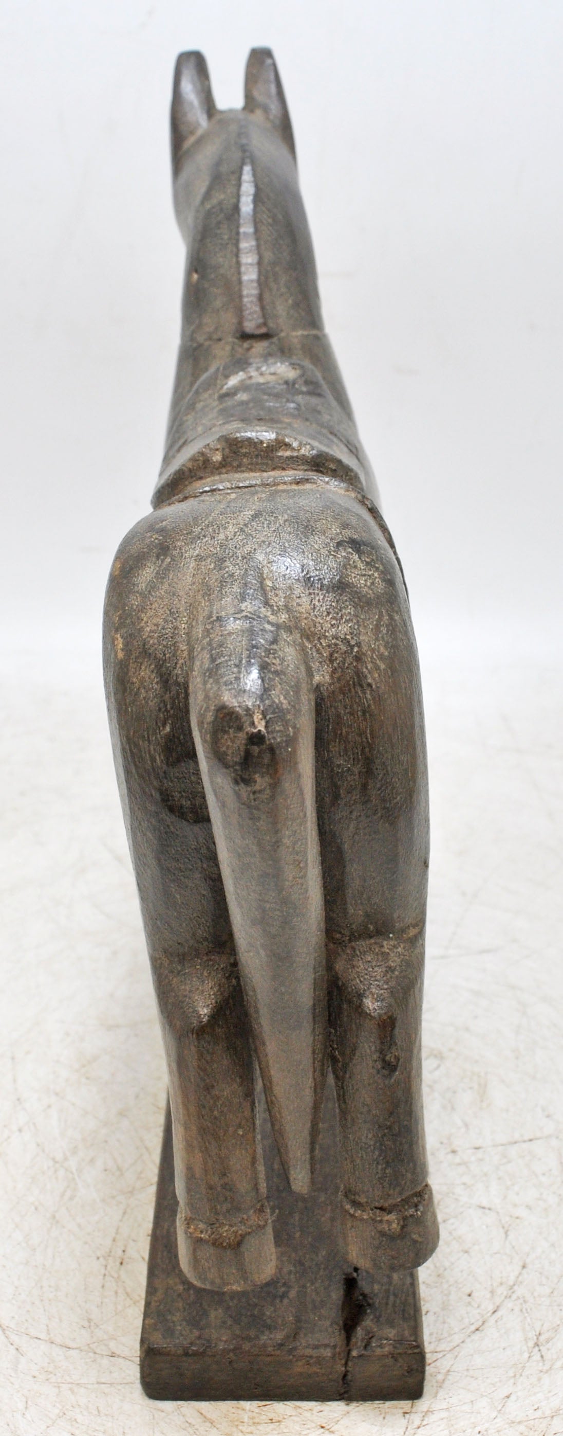 Vintage Wooden Horse Figurine Original Old Hand Carved