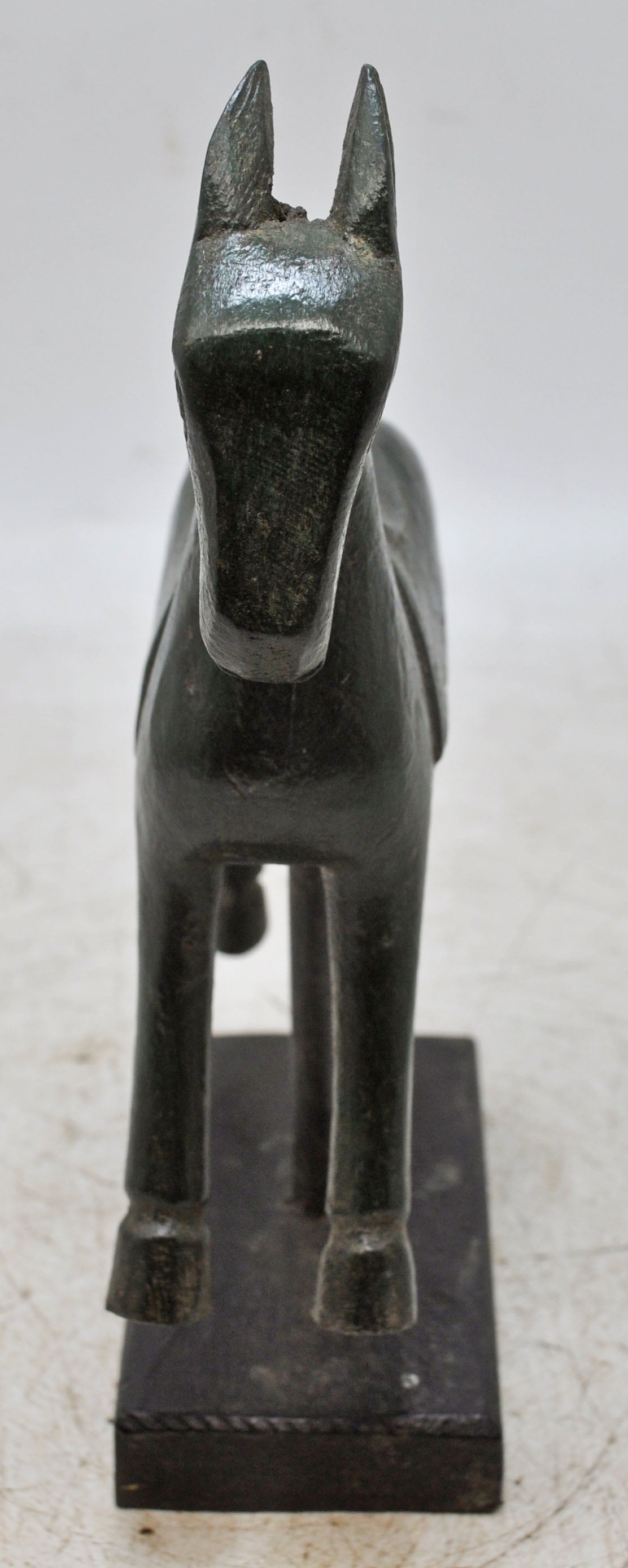 Vintage Wooden Horse Figurine Original Old Hand Carved