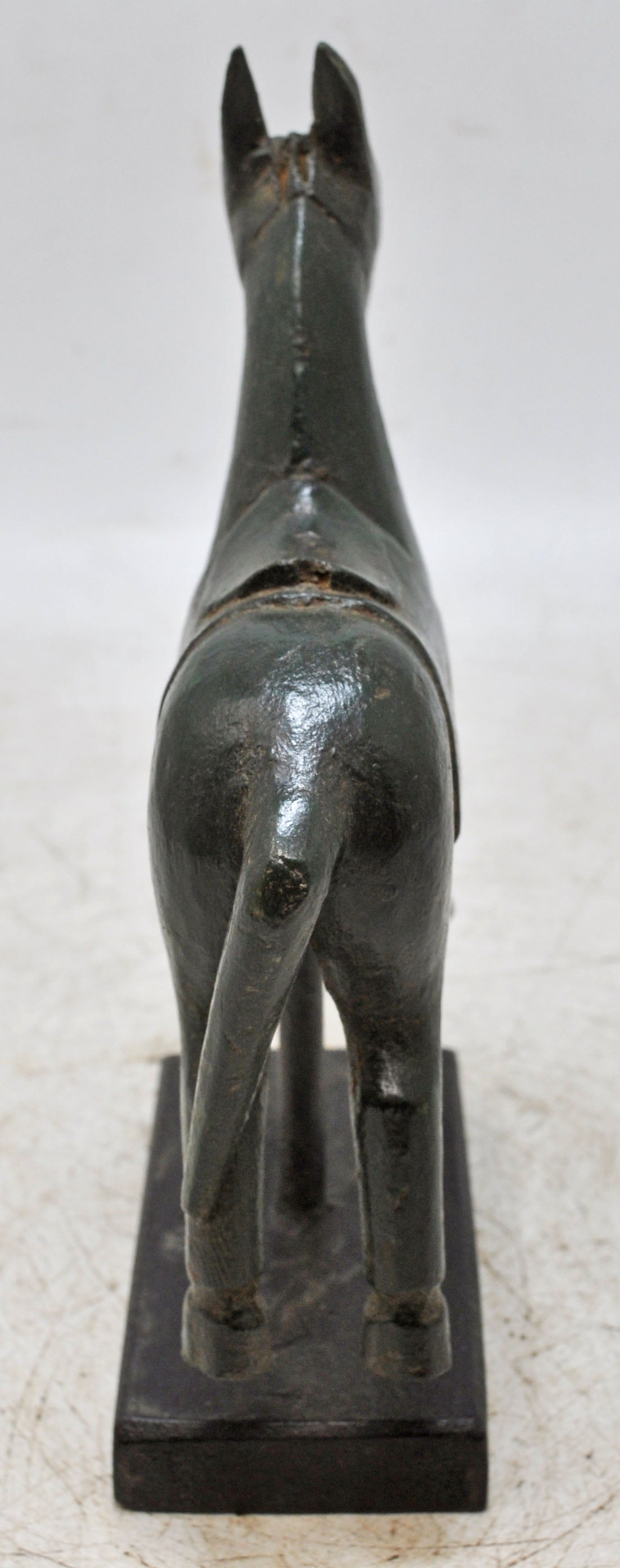 Vintage Wooden Horse Figurine Original Old Hand Carved