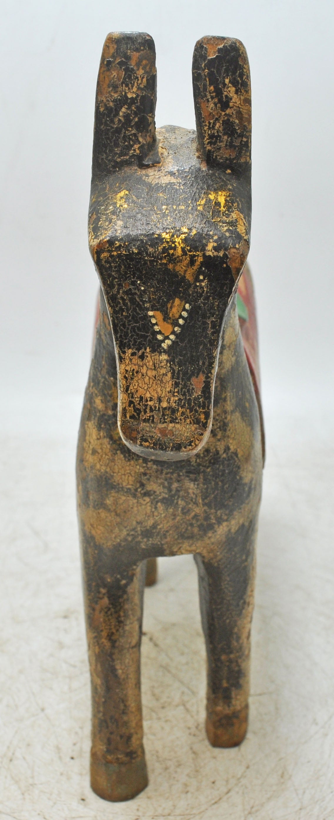 Hand Carved Wooden Horse Figurine Fine Hand Painted Rustic