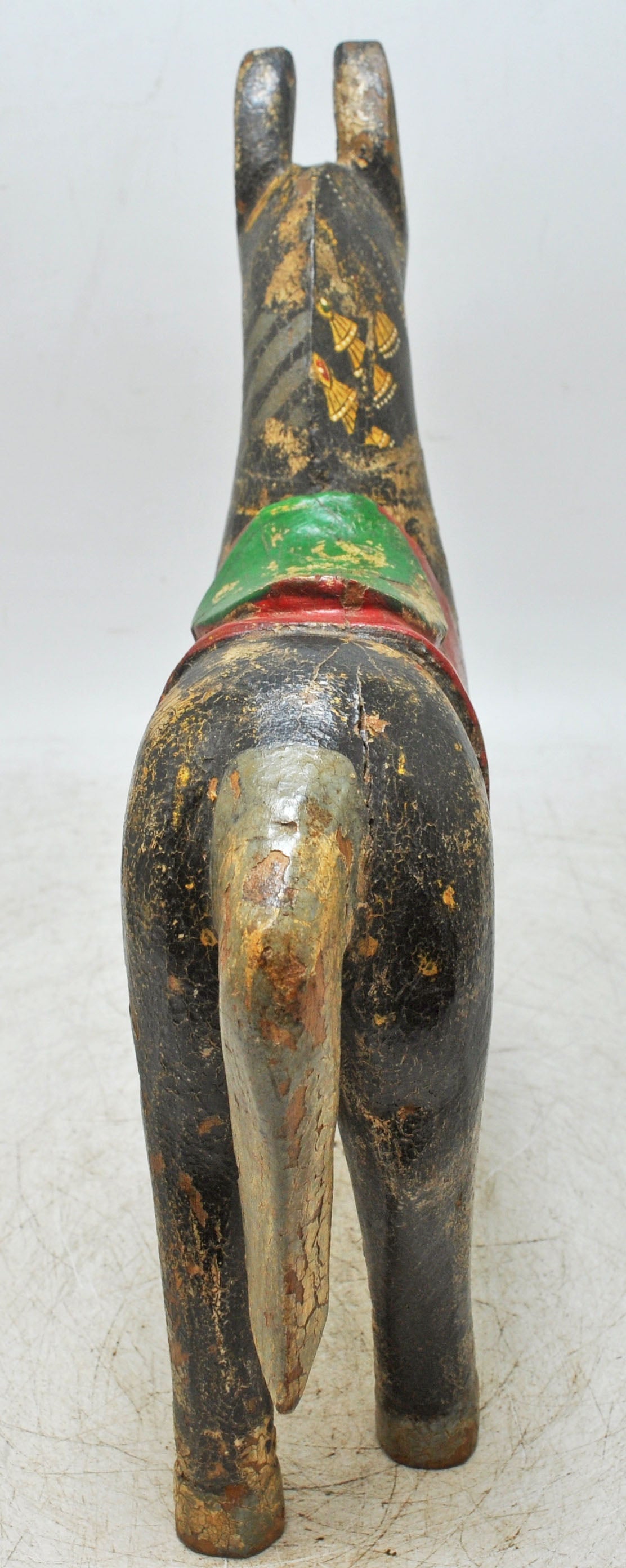Hand Carved Wooden Horse Figurine Fine Hand Painted Rustic