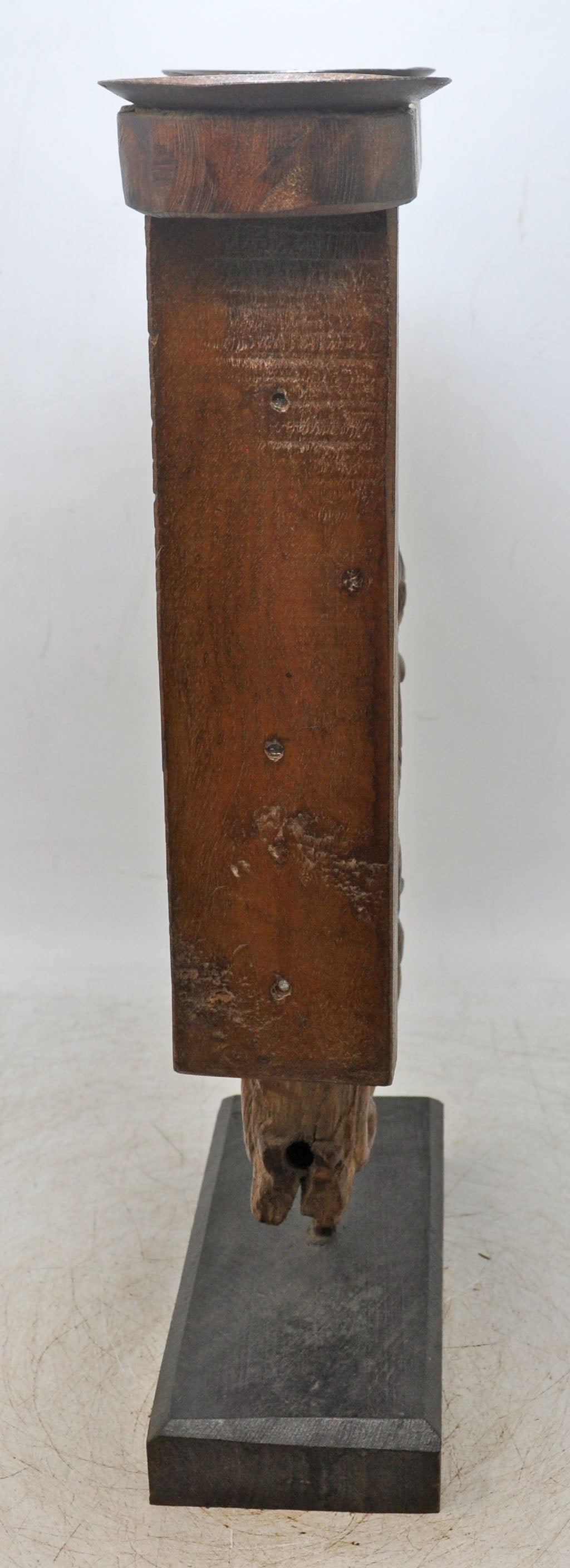 Antique Wooden Bracket Carving Candle Holder Original Old Hand Carved