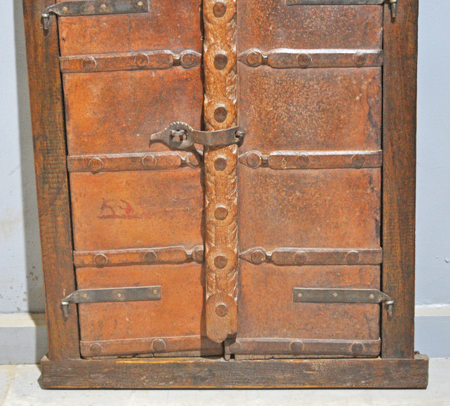 Antique Wooden Wall Décor Window Panel Frame Original Old Hand Crafted Carved