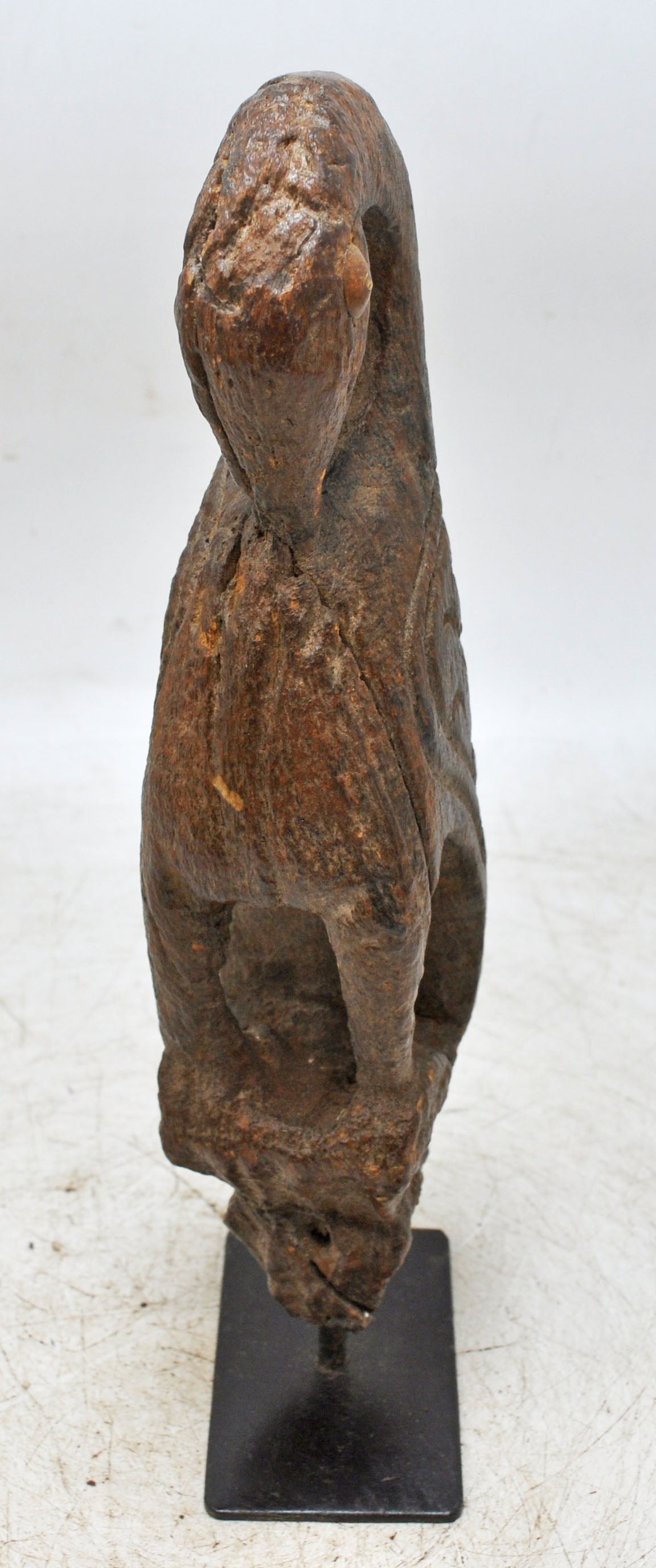 Antique Wooden Bird Figurine Original Old Fine Hand Carved