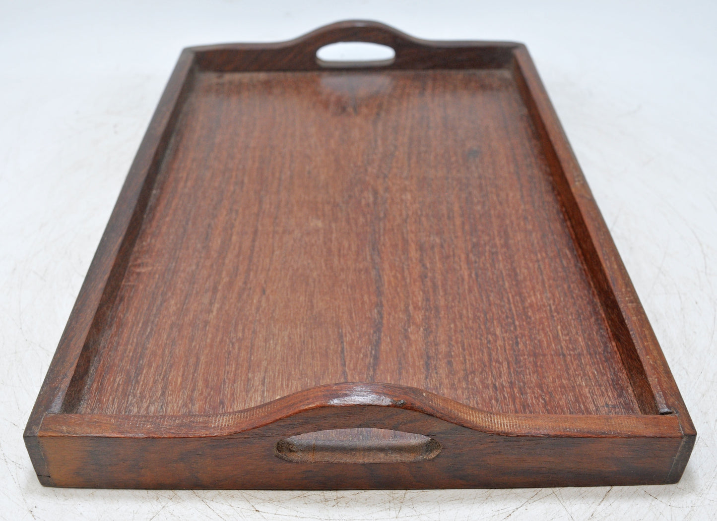 Vintage Wooden Large Serving Tray Original Old Hand Crafted