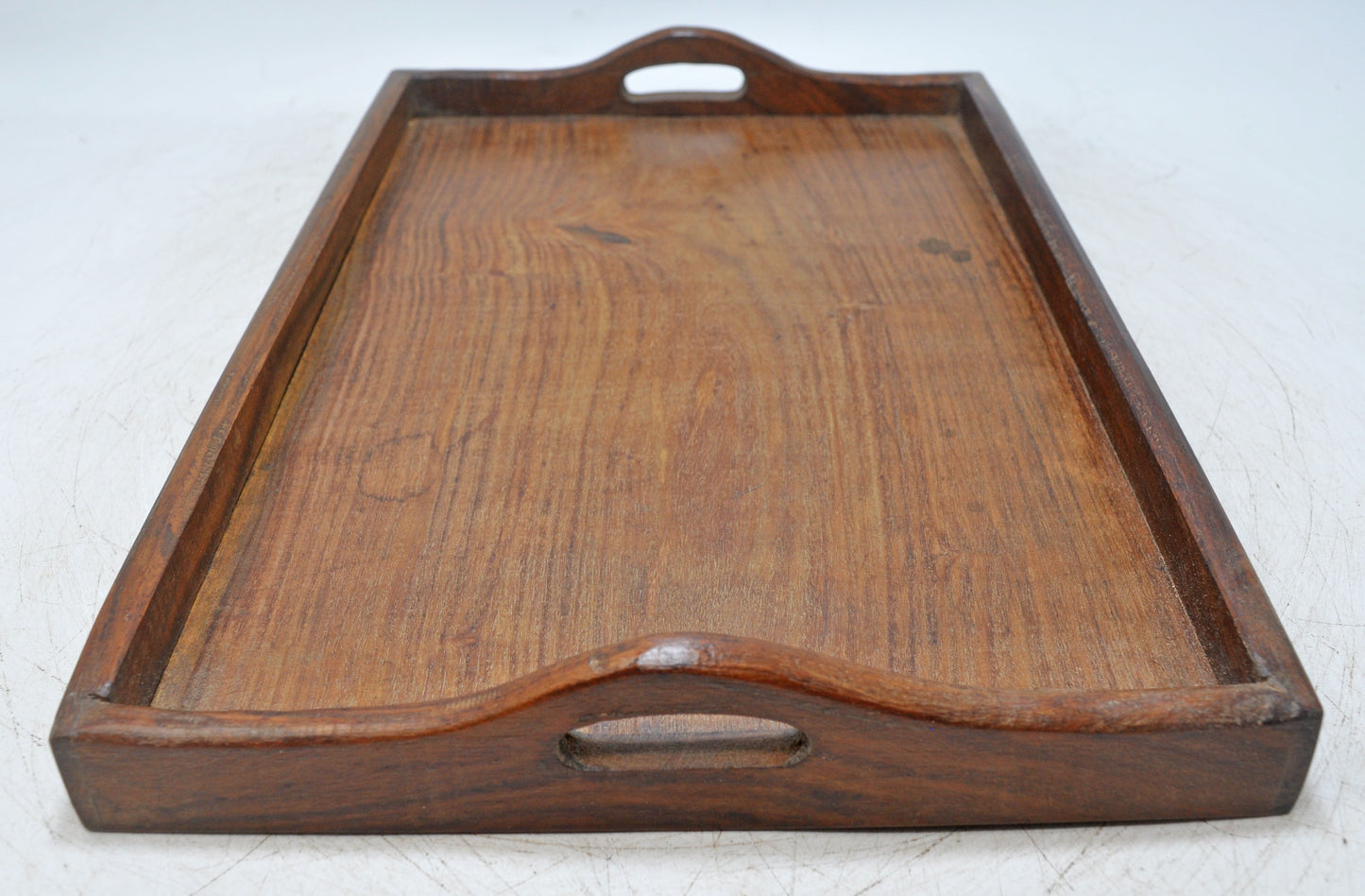 Vintage Wooden Large Serving Tray Original Old Hand Crafted