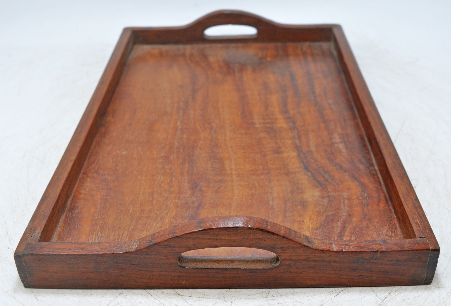 Vintage Wooden Large Serving Tray Original Old Hand Crafted