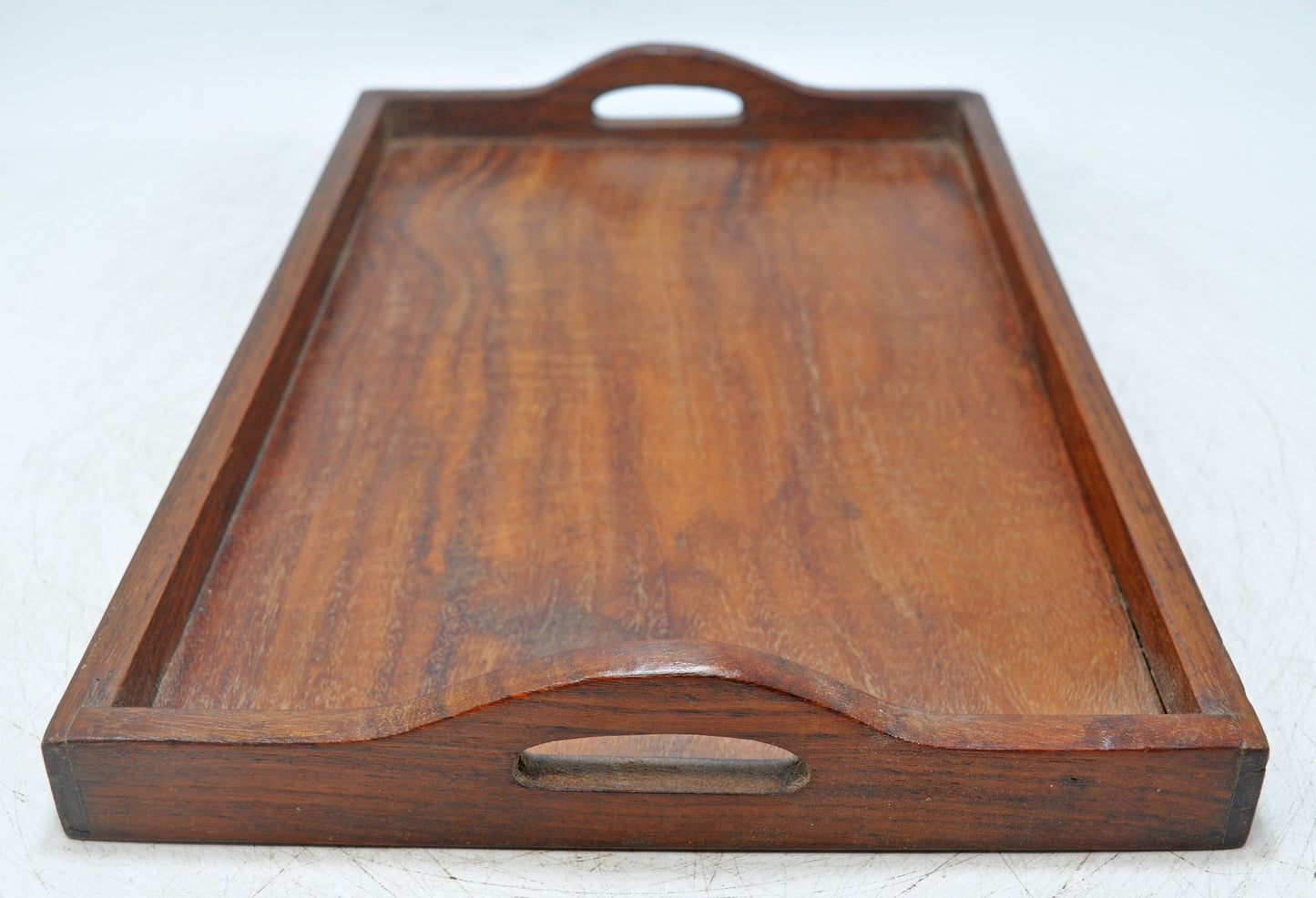 Vintage Wooden Large Serving Tray Original Old Hand Crafted