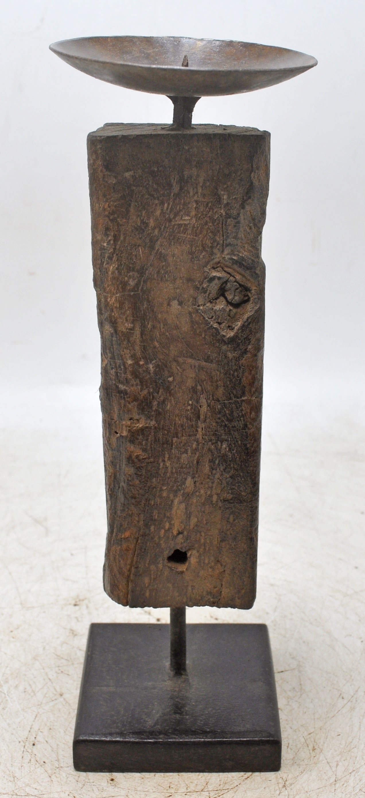 Antique Wooden Bracket Candle Holder Original Old Hand Carved